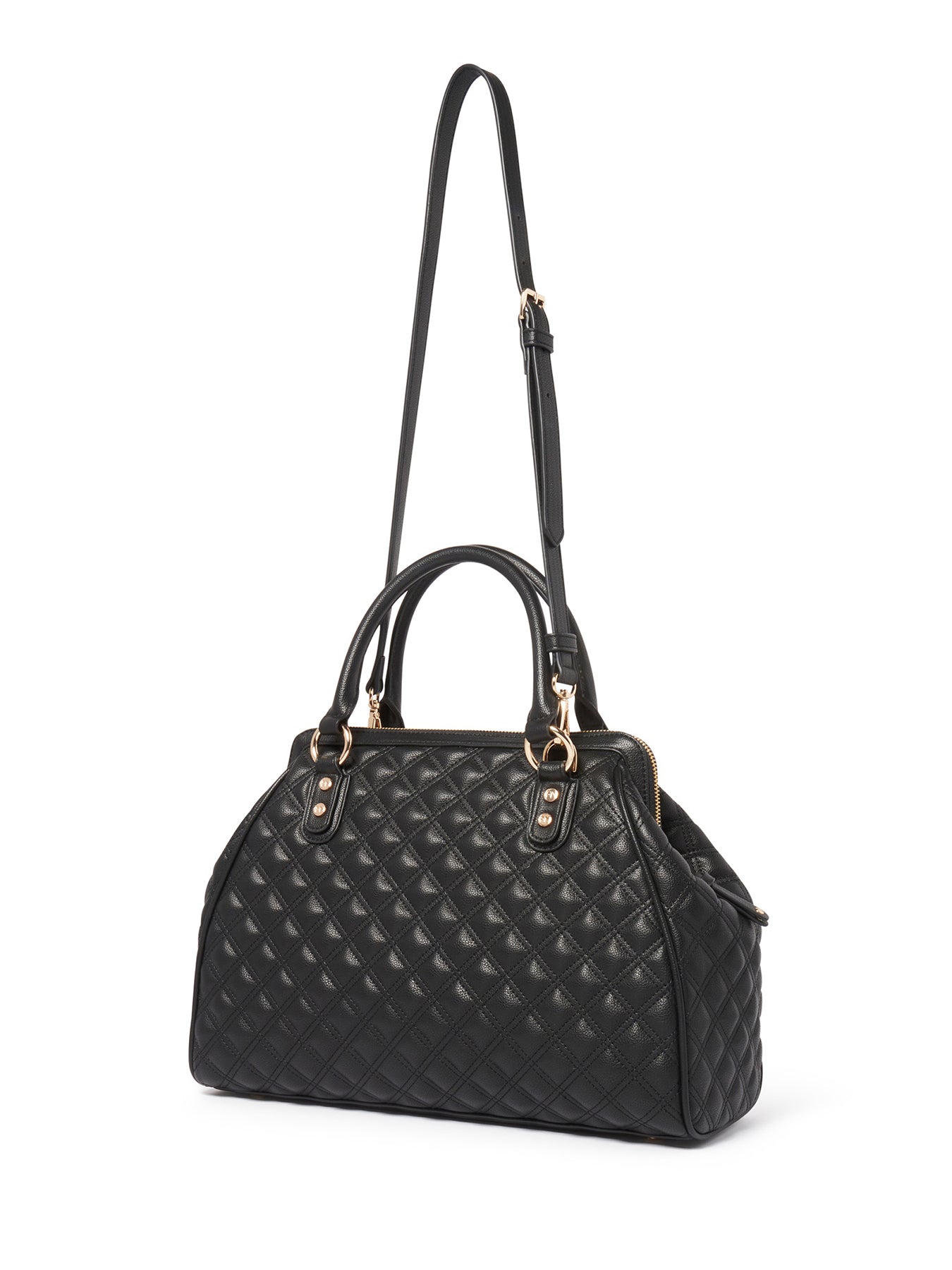 Signature Grace Quilted Tote Bag Black