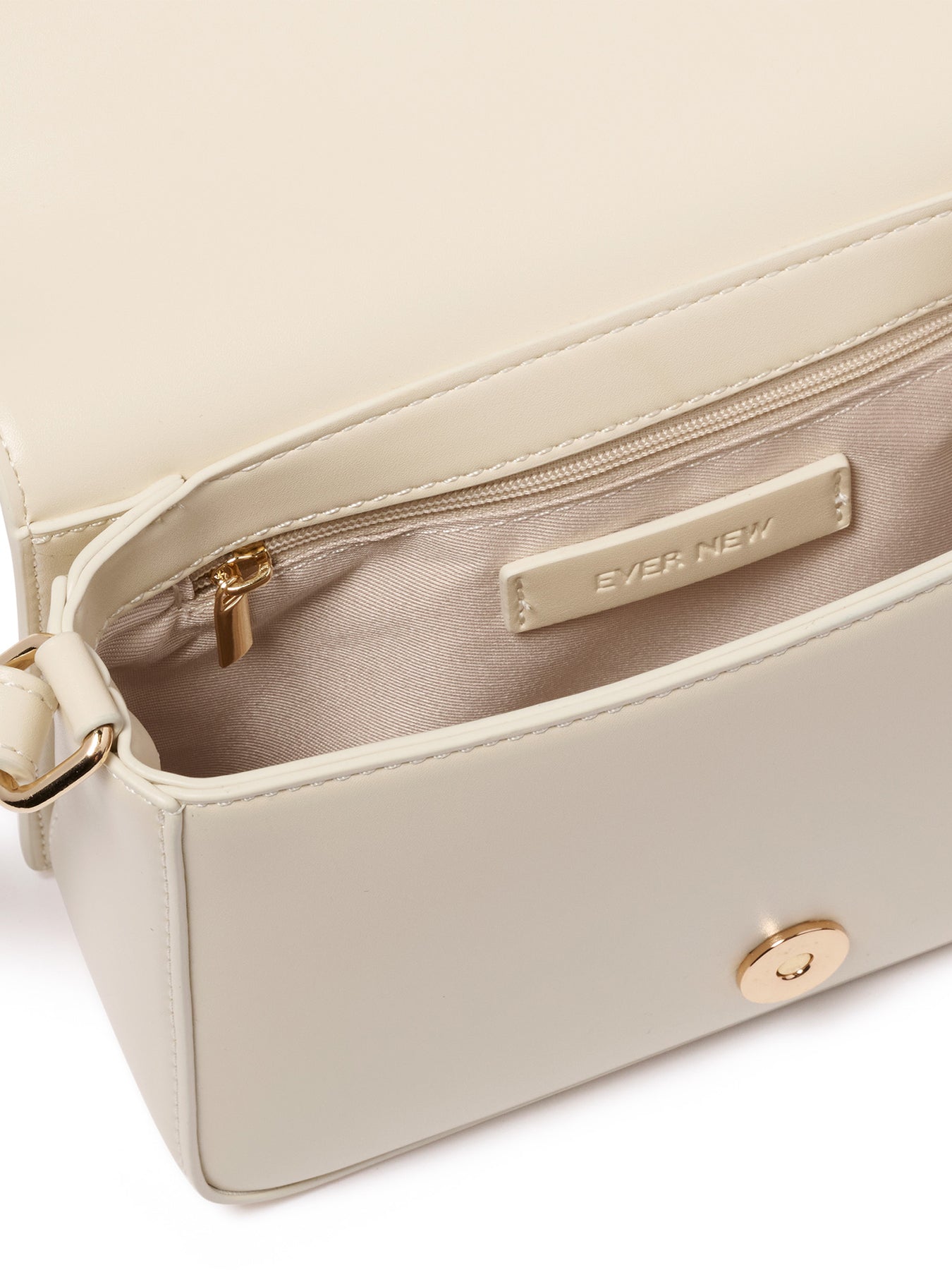 Signature Belle Bloom Flower Crossbody Bag White