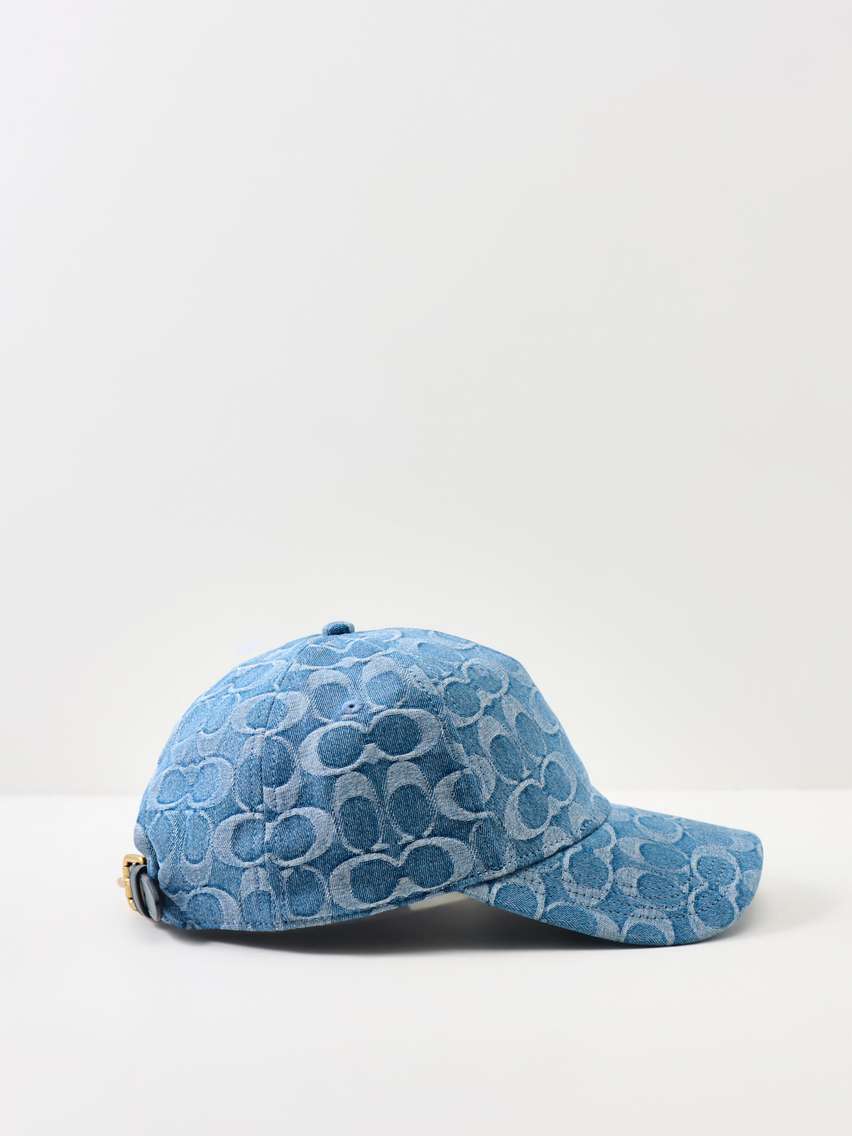 Signature C Cotton Denim Cap