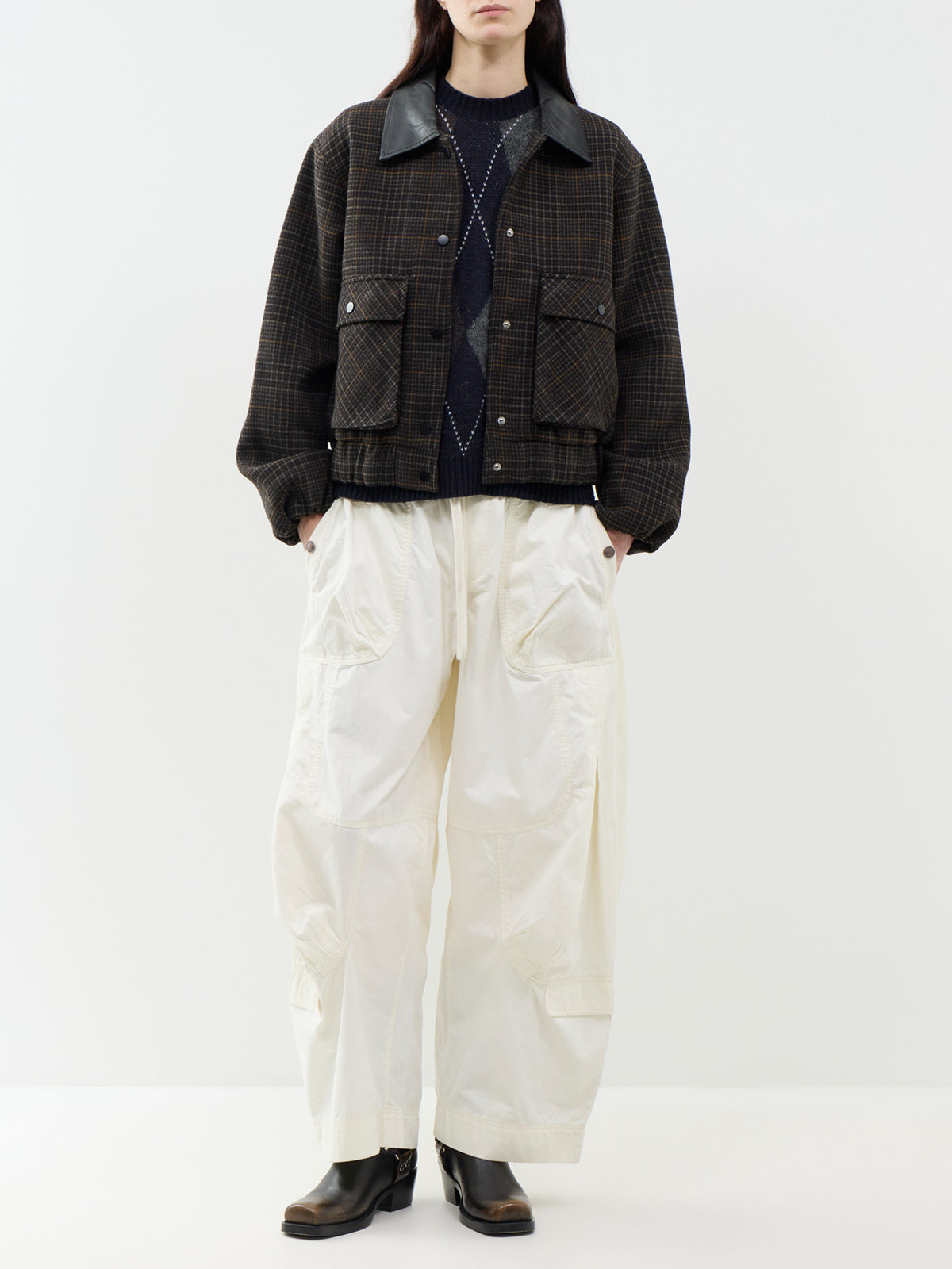 Mika Check Bomber Jacket