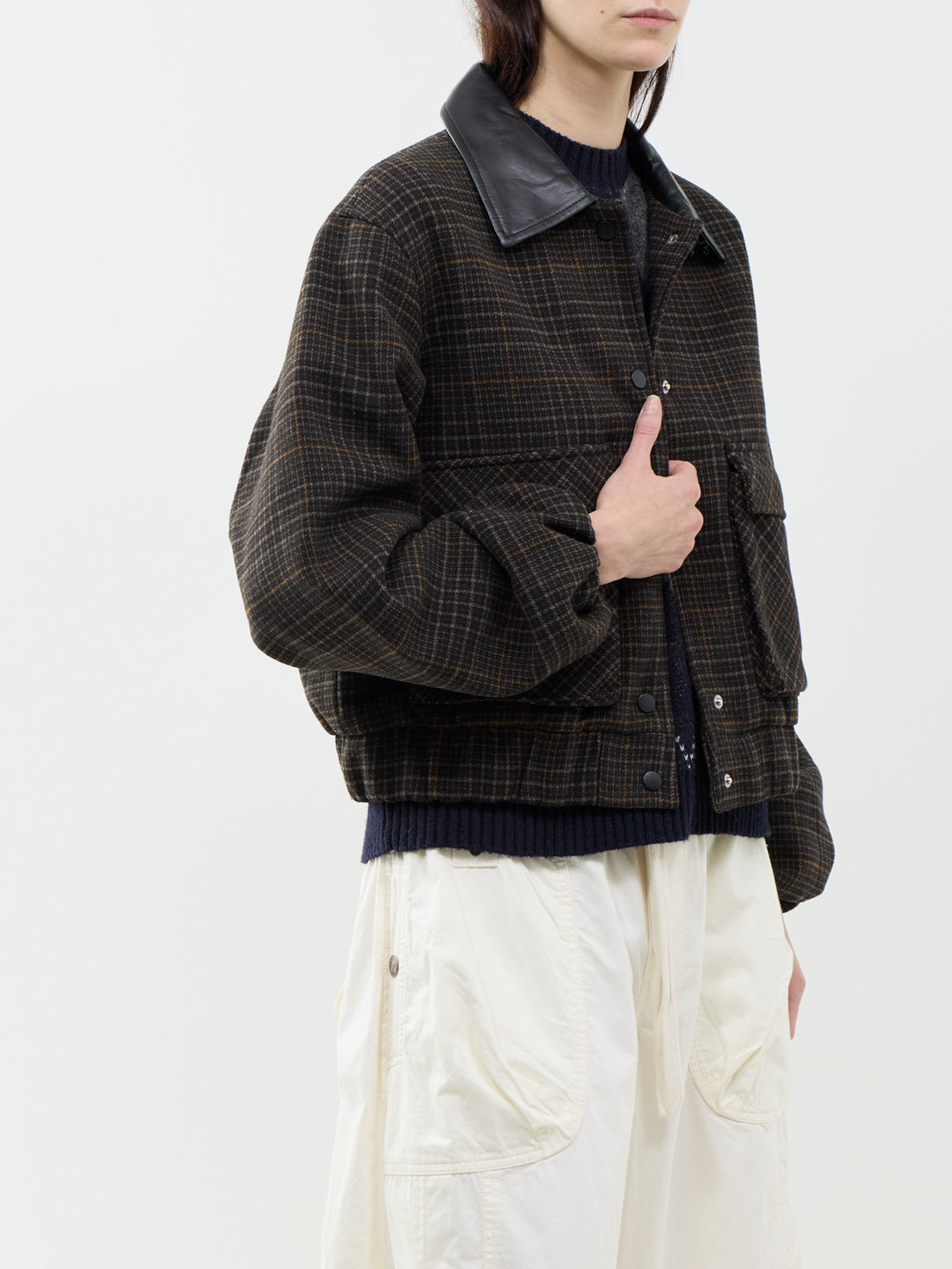 Mika Check Bomber Jacket