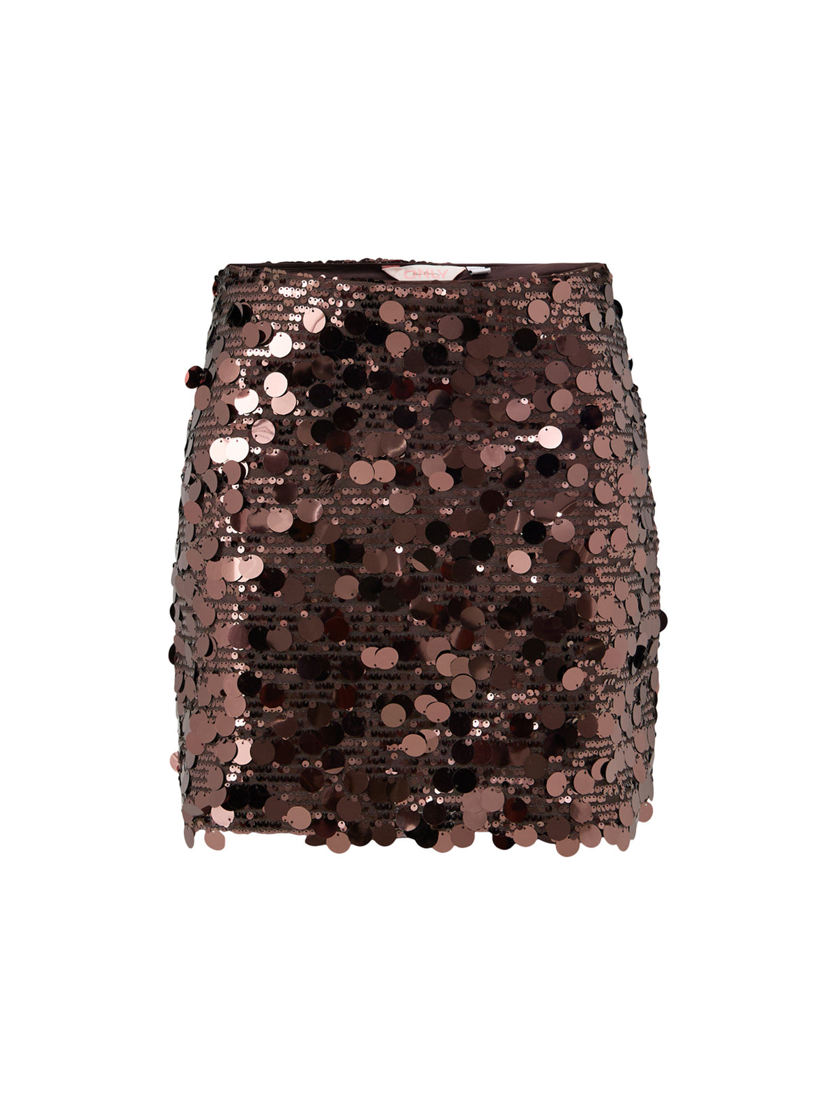Jadel Sequin Mini Skirt - Coffee Bean