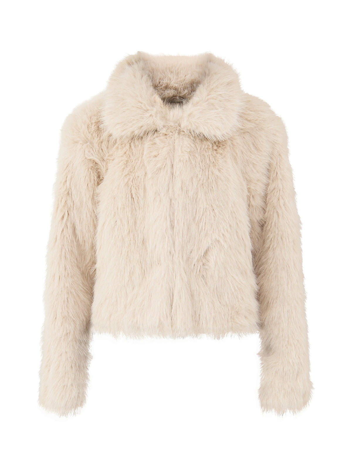 Faux Fur Jacket - Pumice Stone