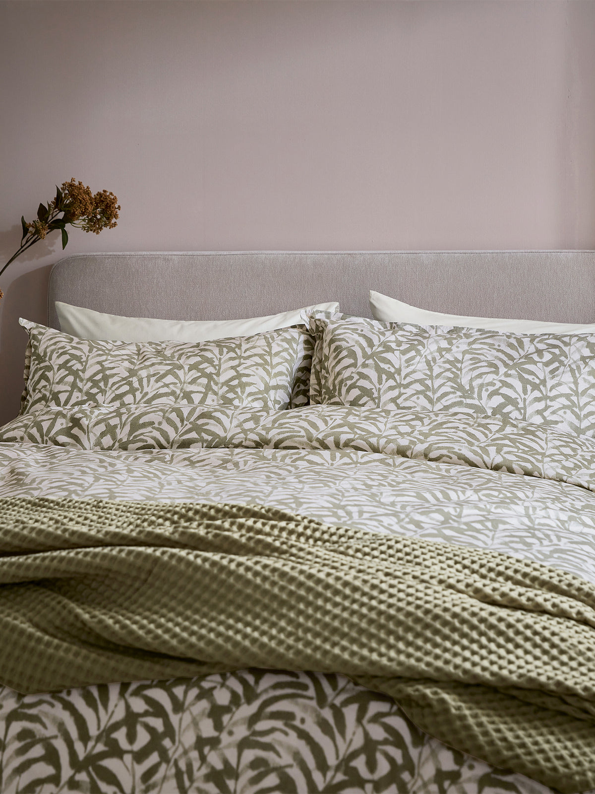 Cleo Cover Set Sk/S Sage Green