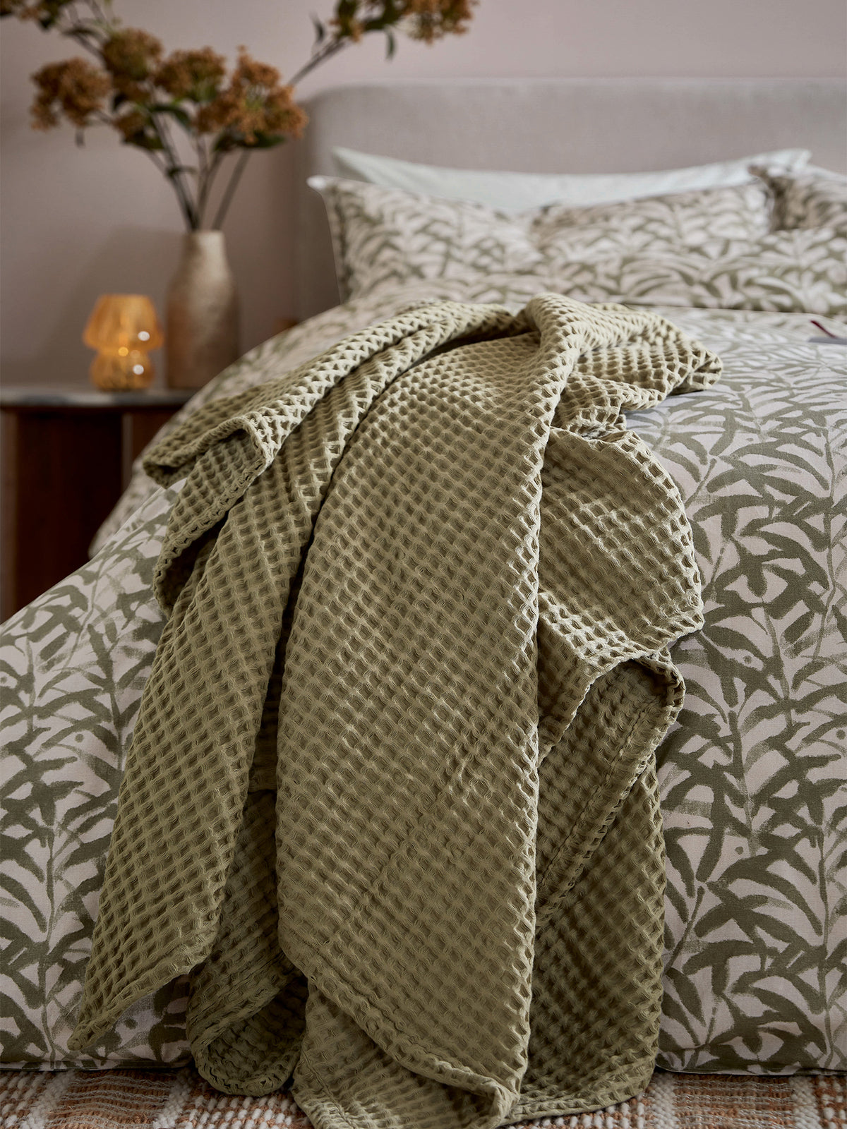 Cleo Cover Set Sk/S Sage Green