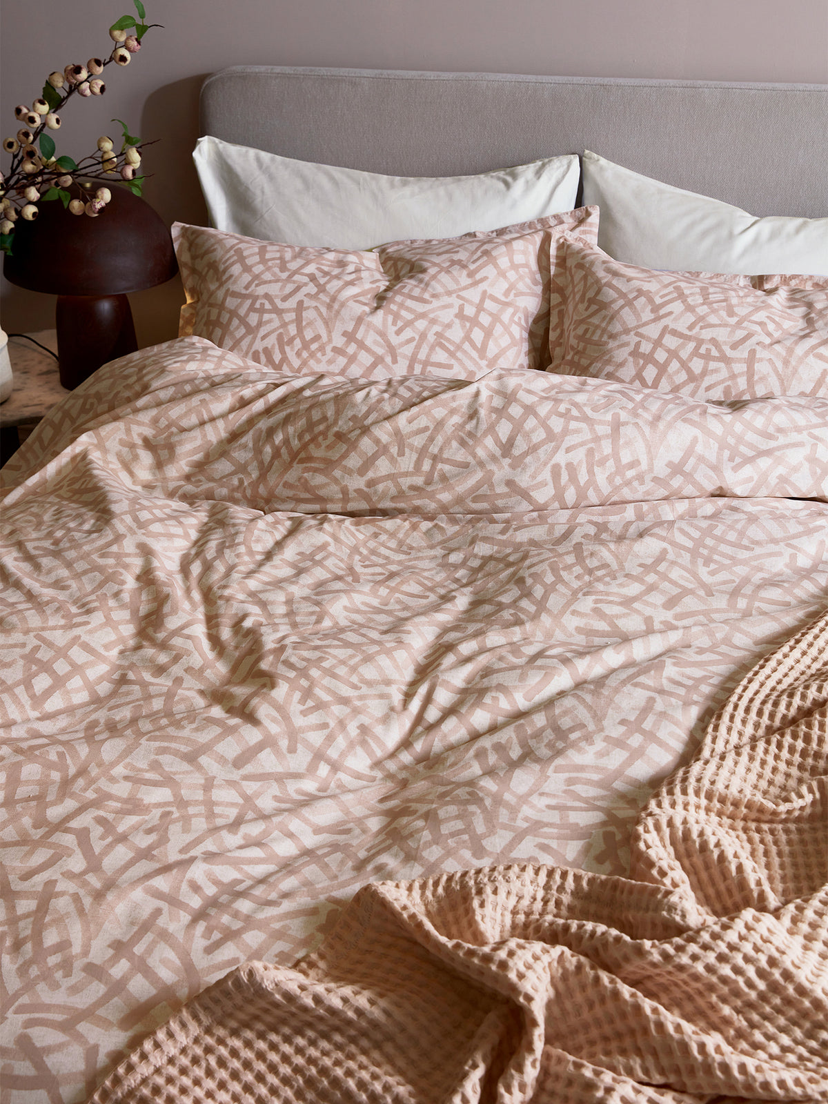 Oonagh Cover Set K/S Dusky Pink