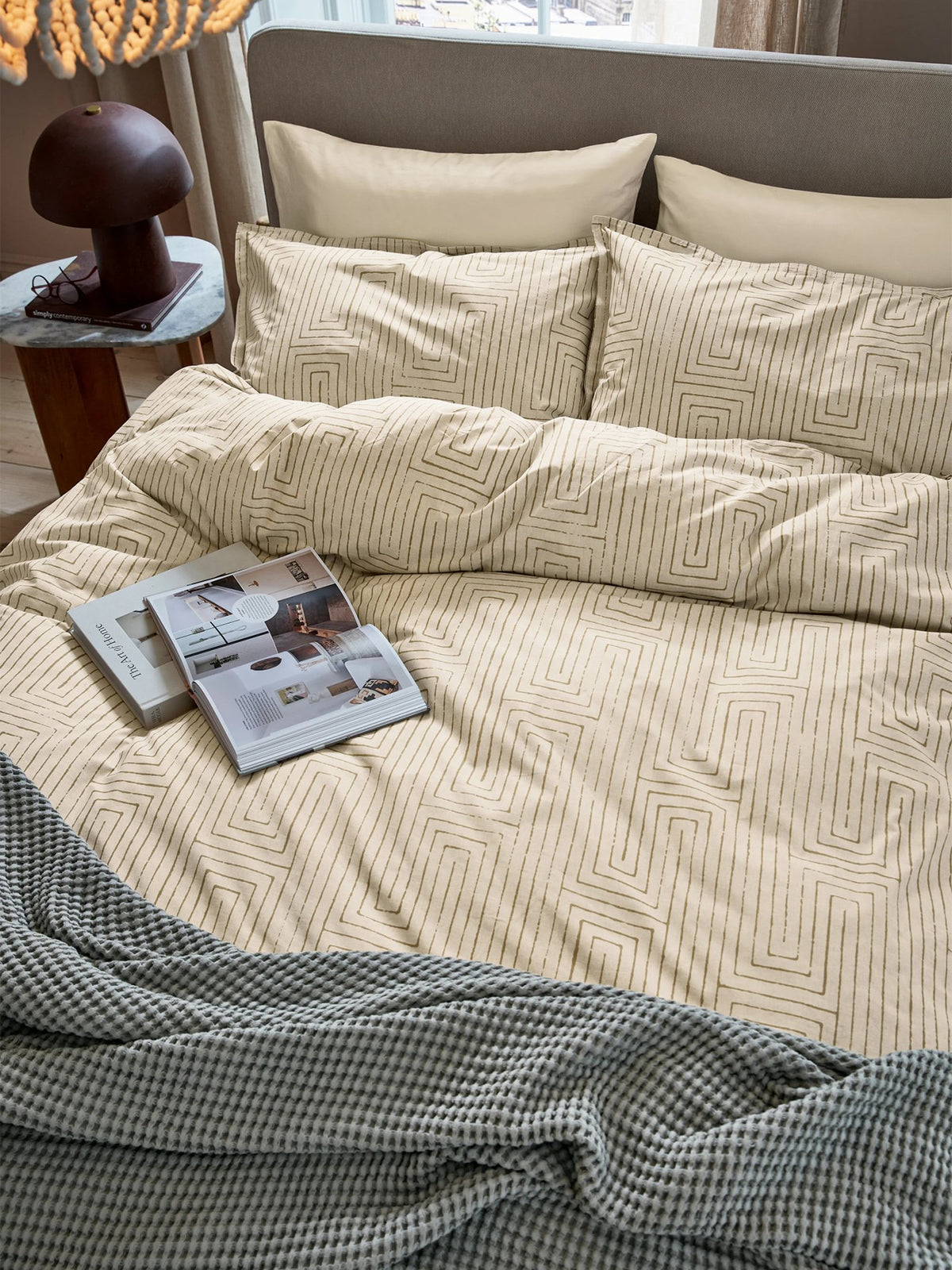 Pia Cover Set D/B Warm Ochre