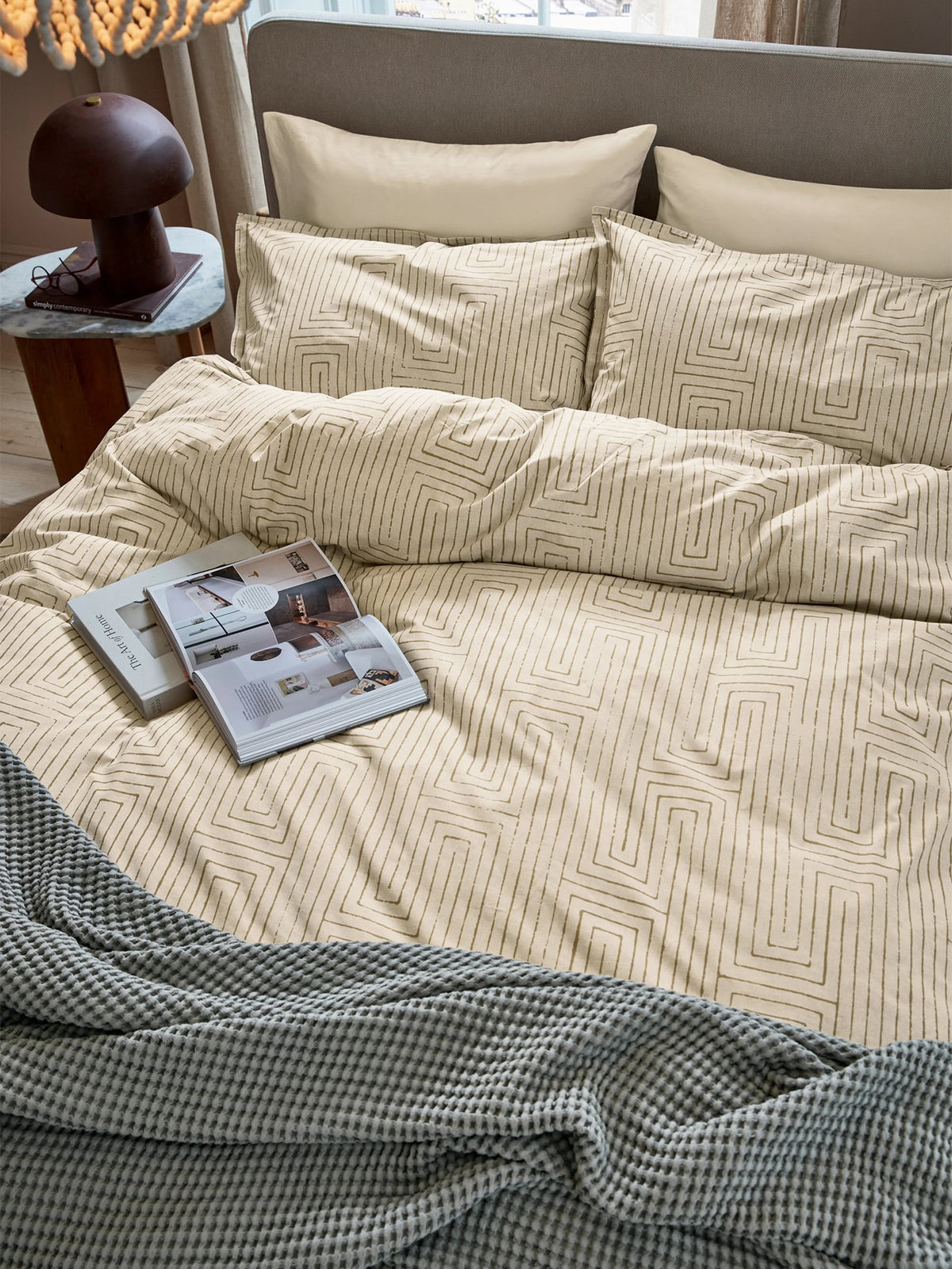 Pia Cover Set K/S Warm Ochre