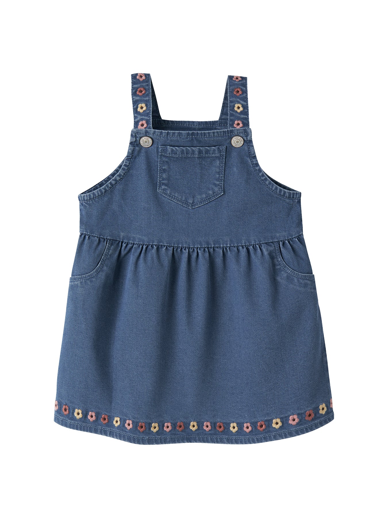 TENCEL™ Lyocell Embroidered Denim Dress