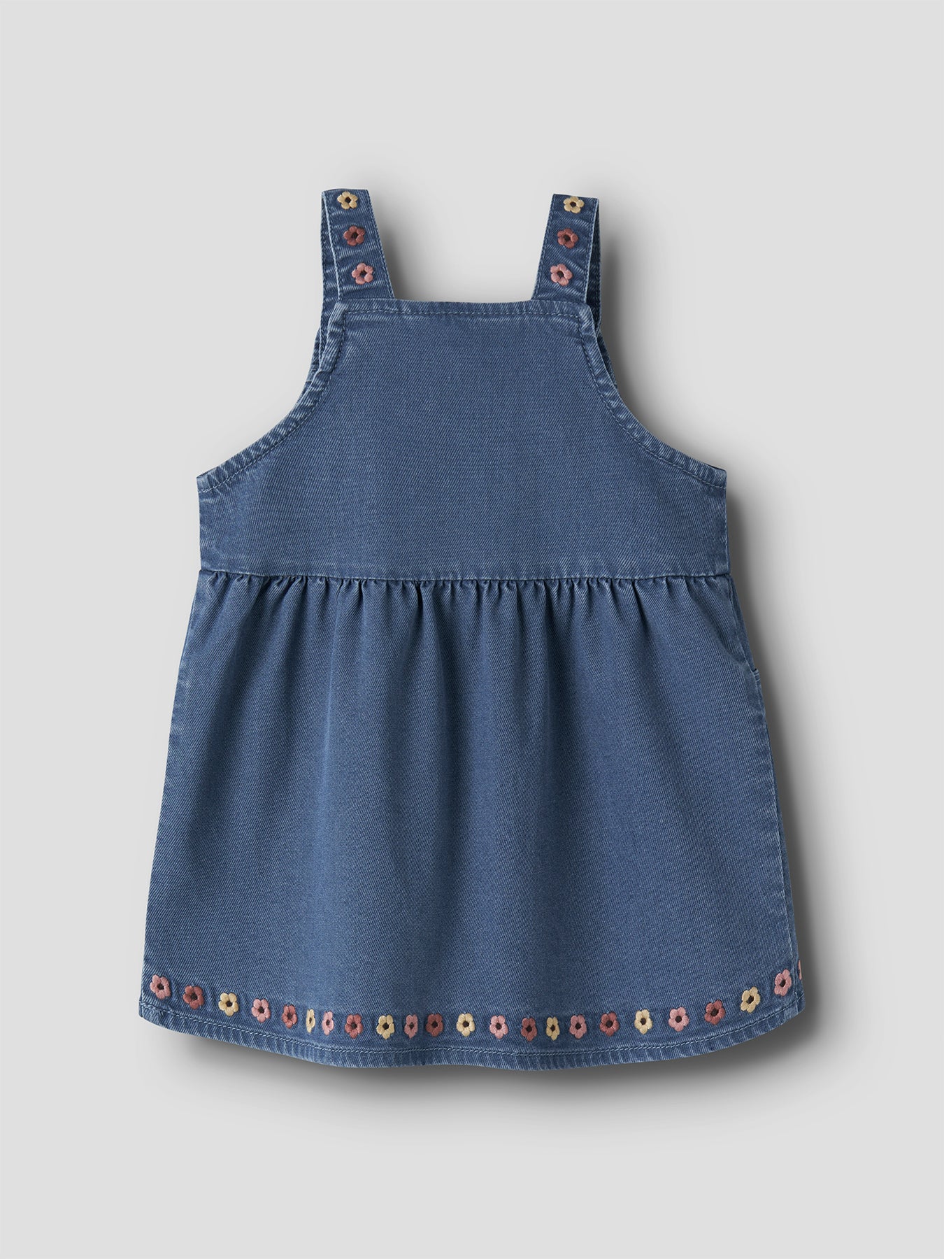 TENCEL™ Lyocell Embroidered Denim Dress