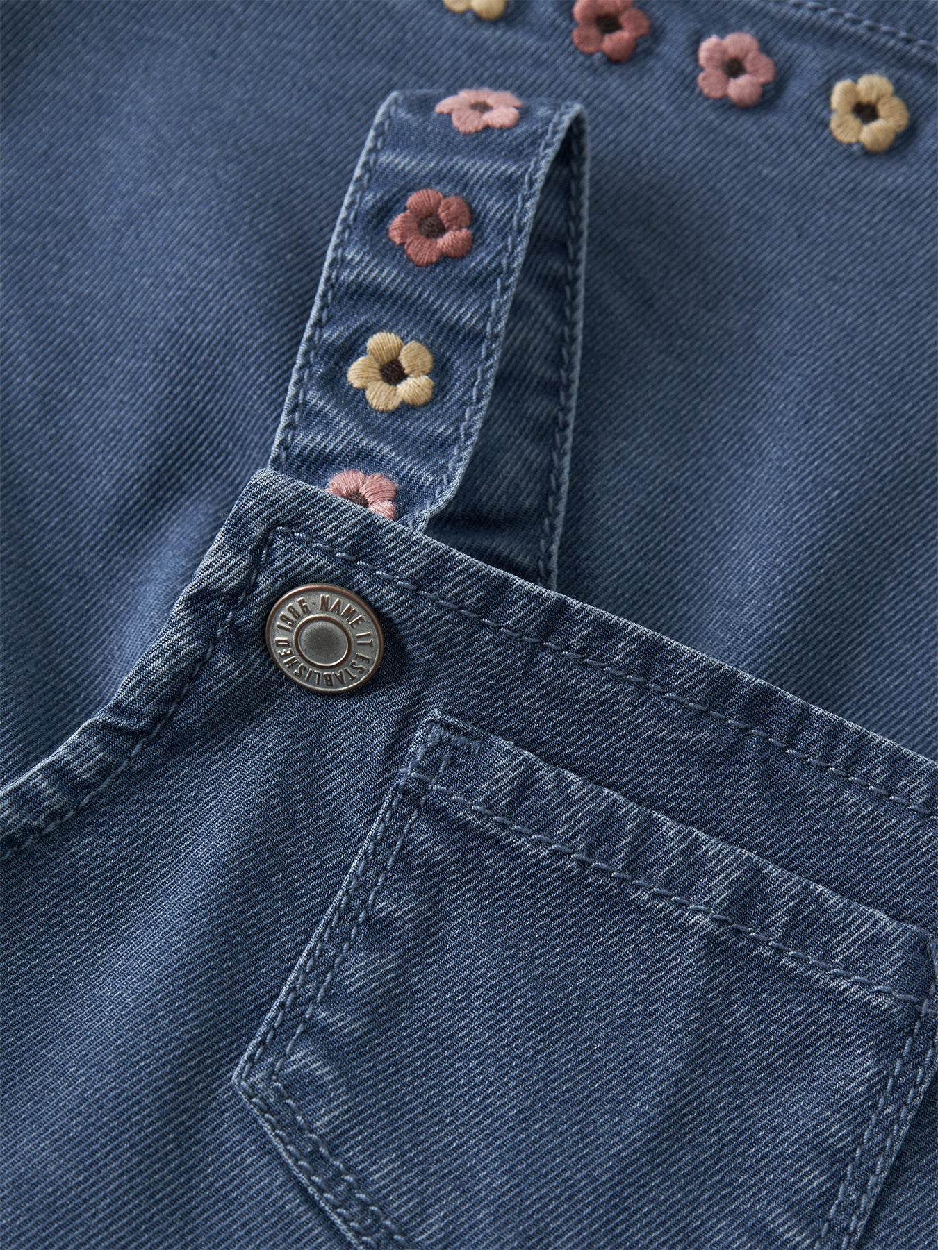 TENCEL™ Lyocell Embroidered Denim Dress
