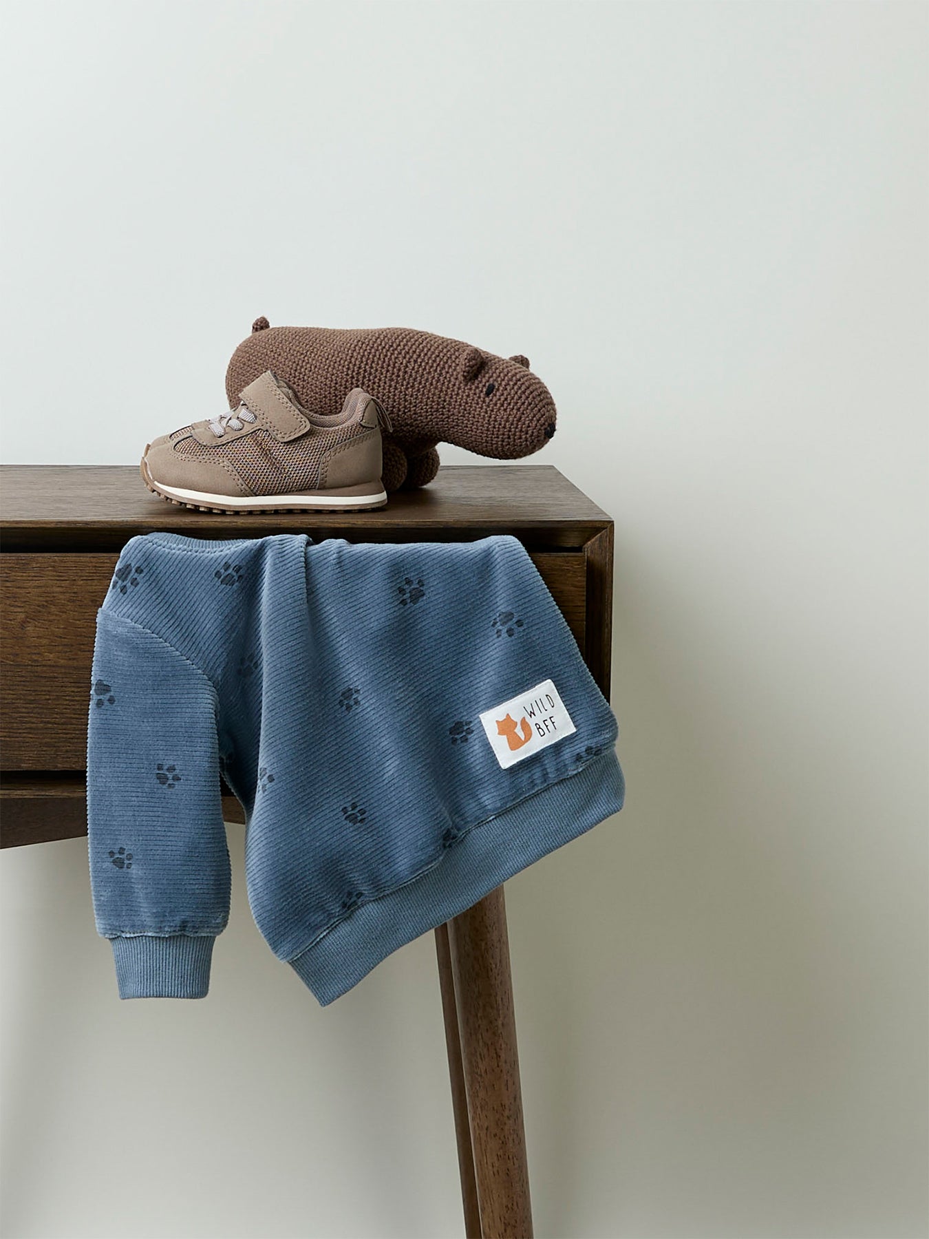 Organic Cotton Velour Sweatshirt