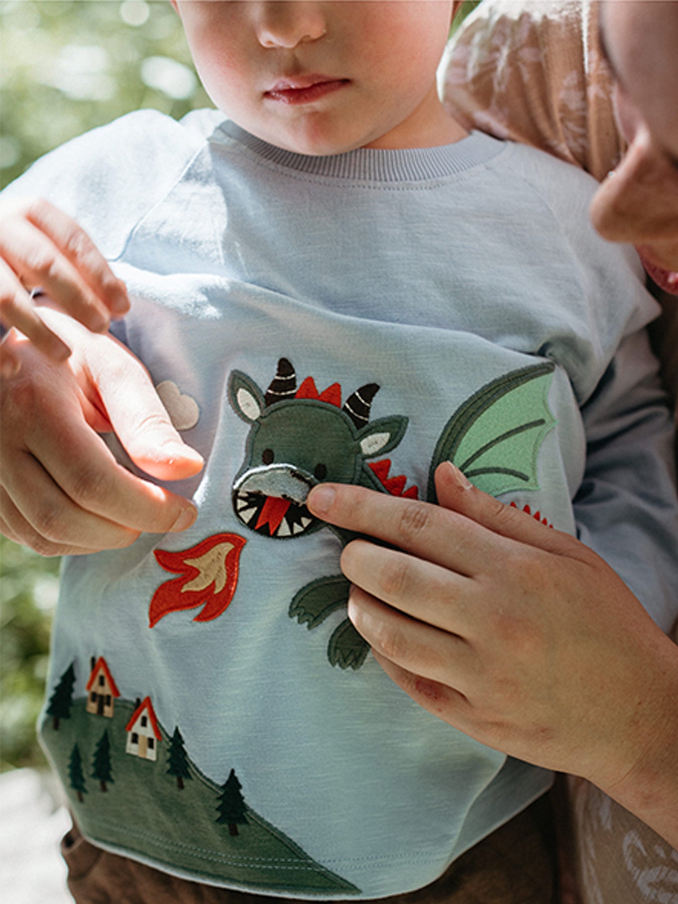 Baby Organic Cotton Dragon T-Shirt & Cargo Trousers Set
