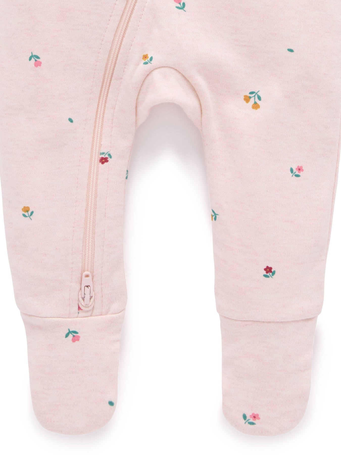 Baby Organic Cotton Thick Zip Growsuit Set