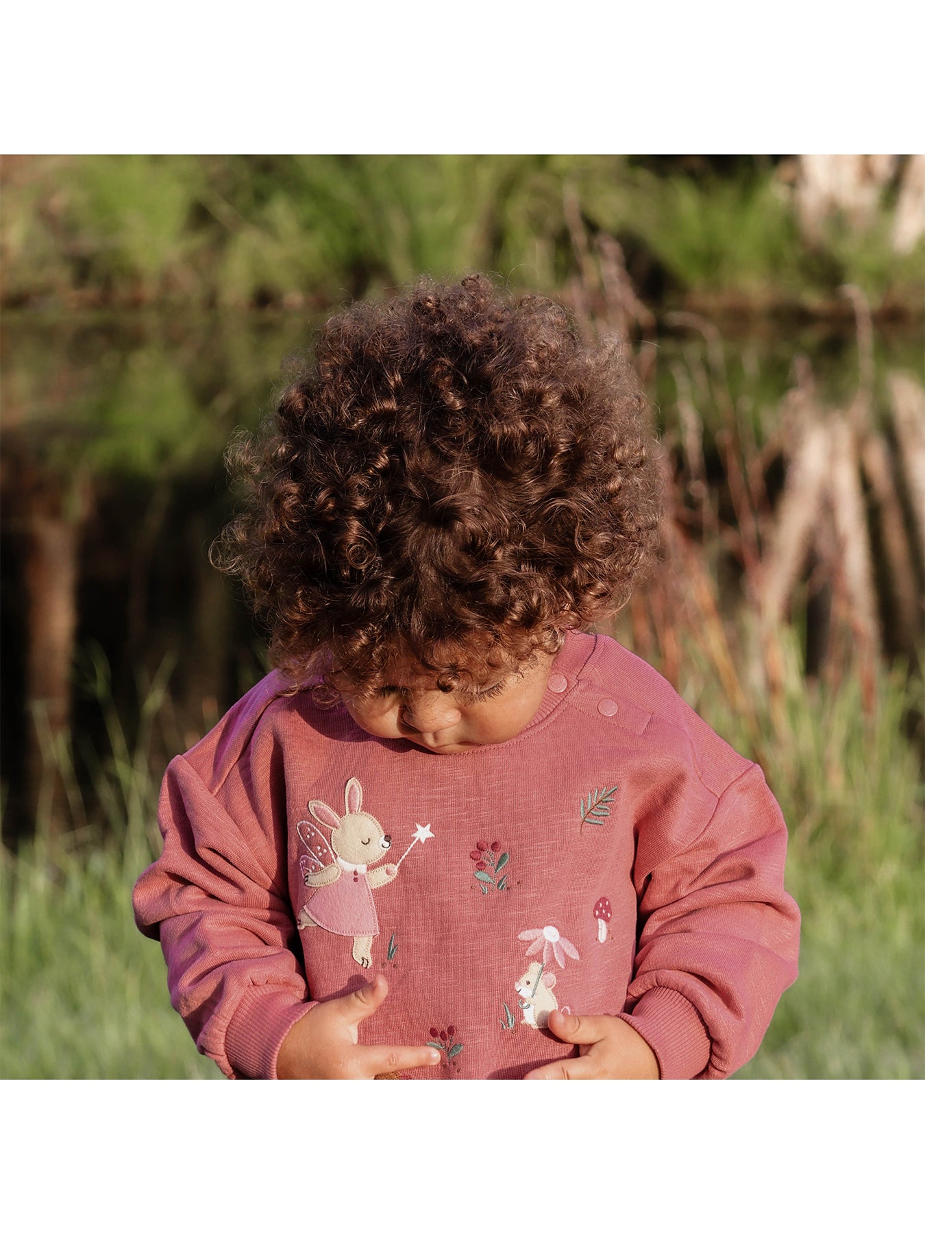 Baby Organic Cotton Embroidered Windcheater
