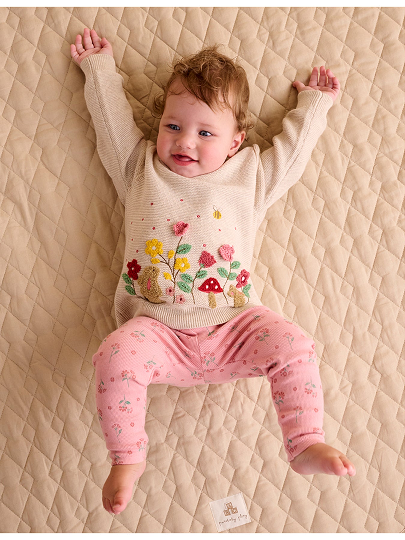 Baby Organic Cotton Thick Rib Leggings