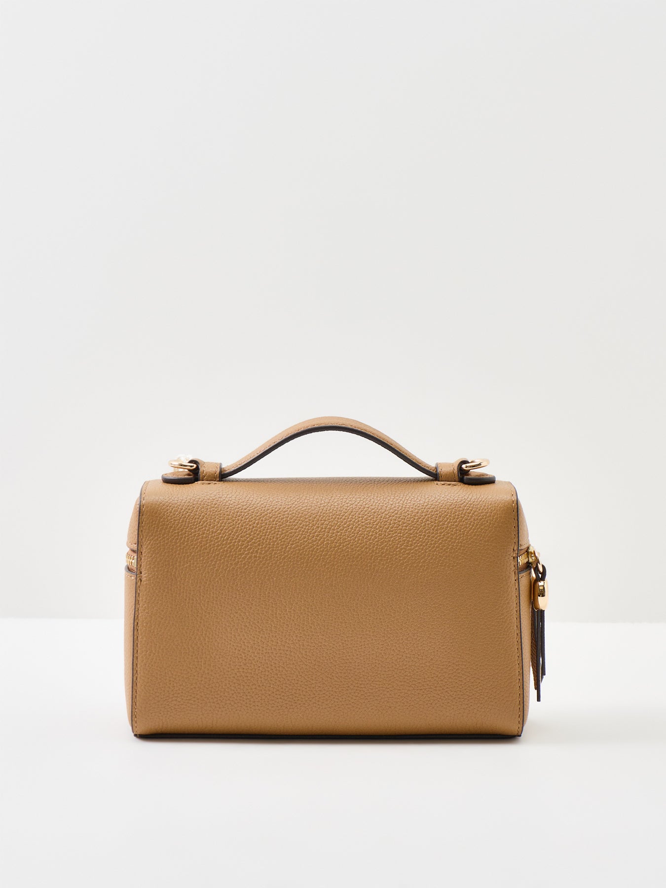 Leather Romy Top Handle Bag