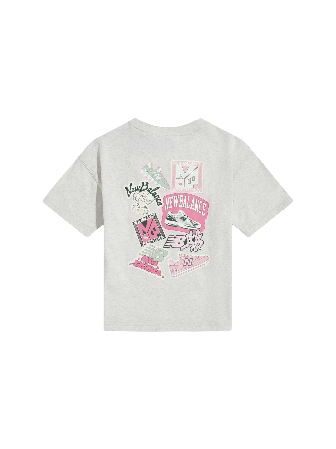 Girls Sticker Pack Graphic T-Shirt