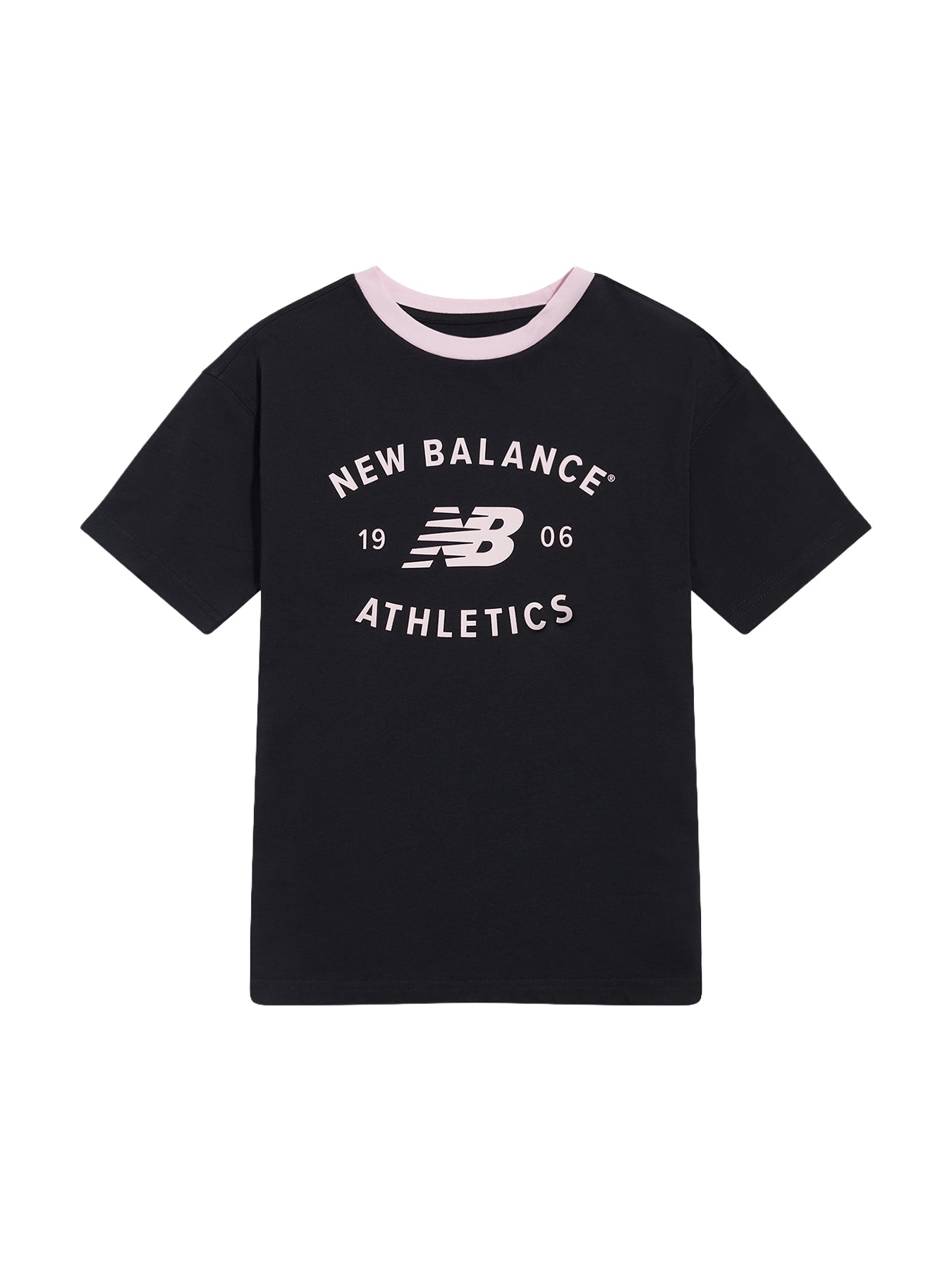 Athletics Varsity Cotton Graphic T-Shirt Black