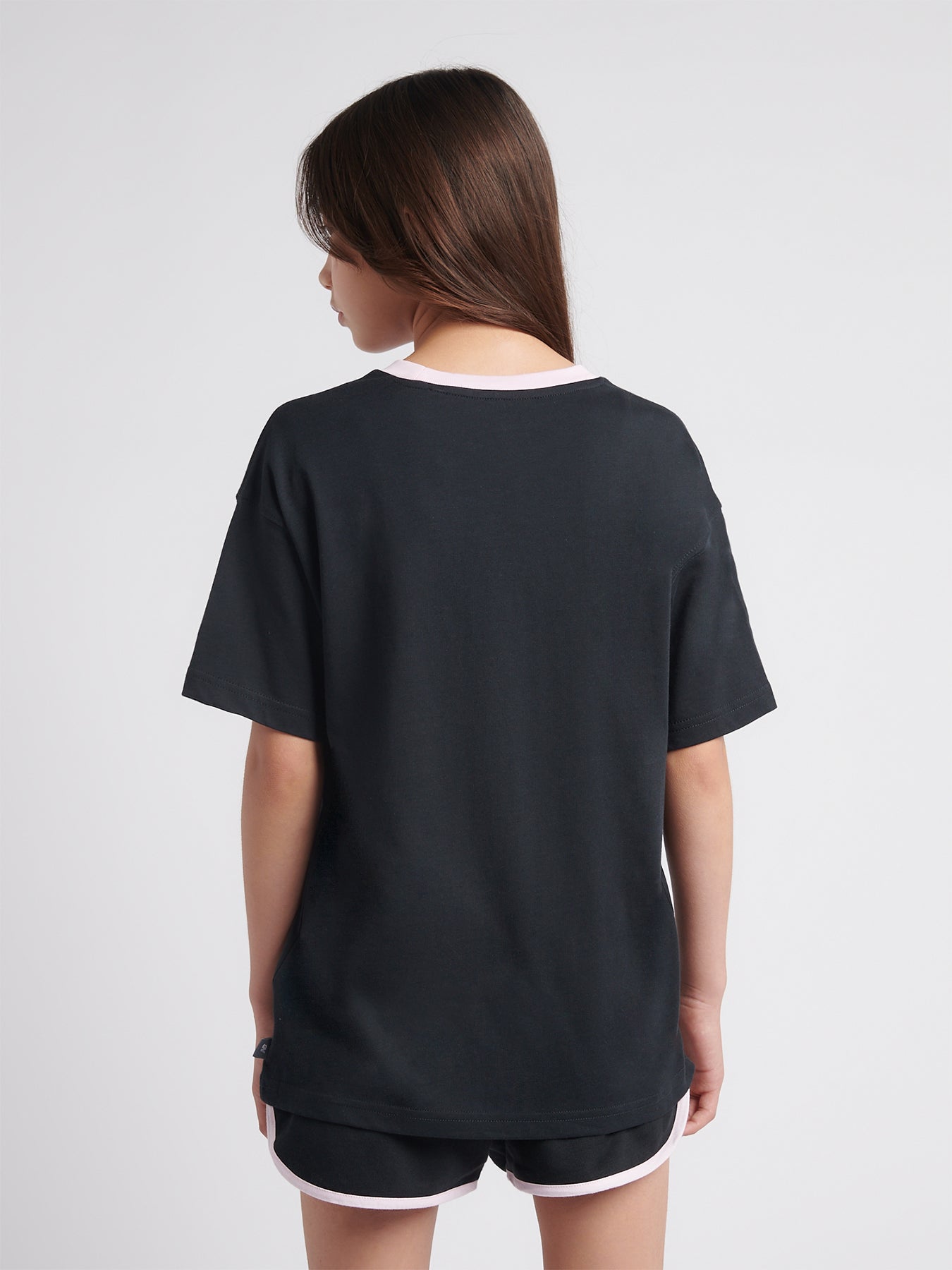 Athletics Varsity Cotton Graphic T-Shirt Black