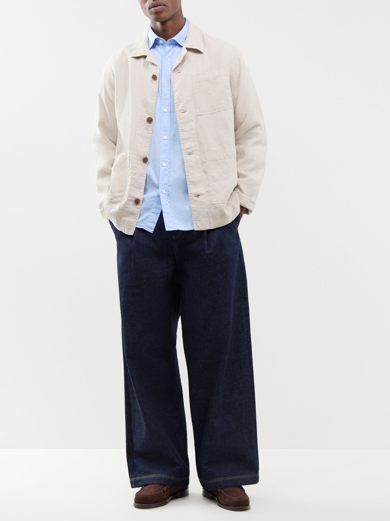 Paul Peach Twill Shirt