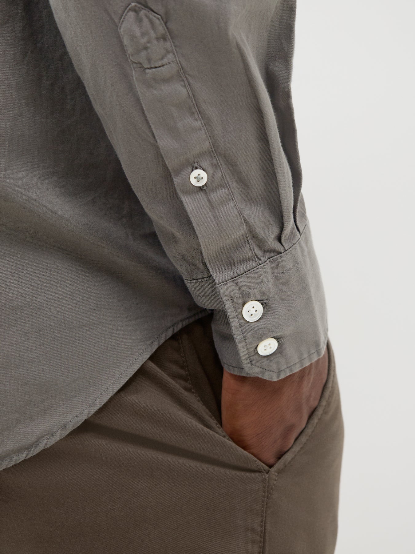 Paul Peach Twill Shirt