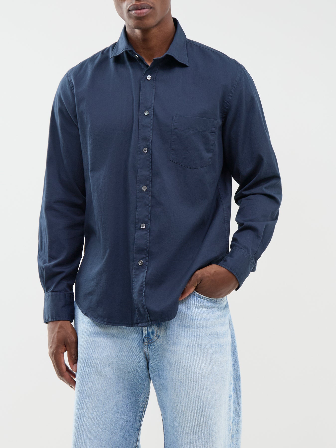 Paul Peach Twill Shirt