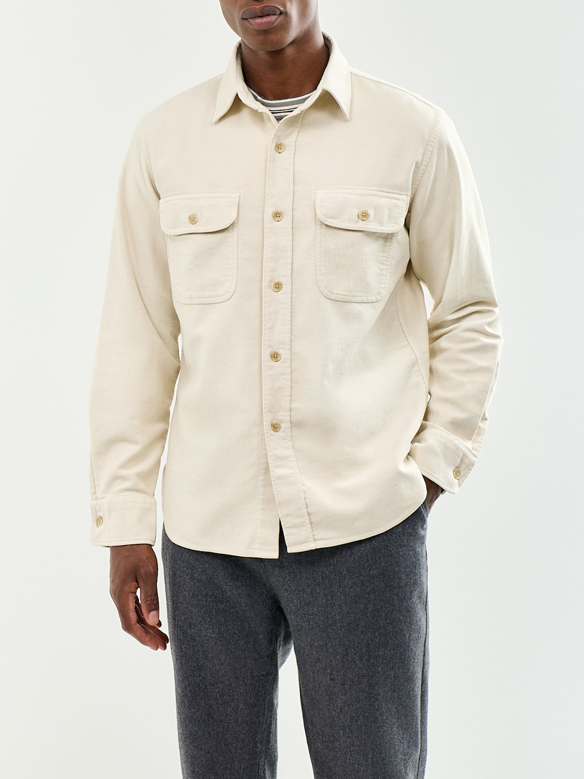 Men's Paco Cotton Chamois Long Sleeve Shirt