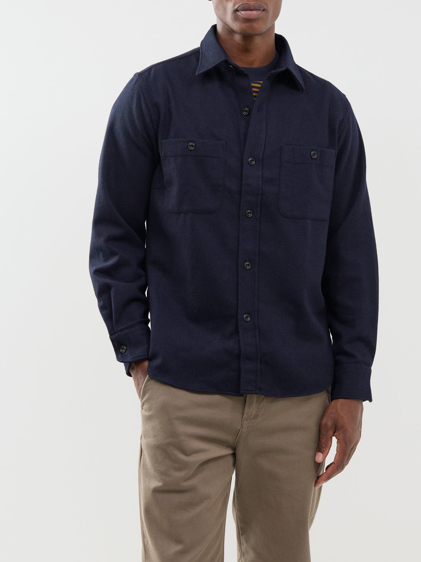 Percey Washable Wool Mix Overshirt