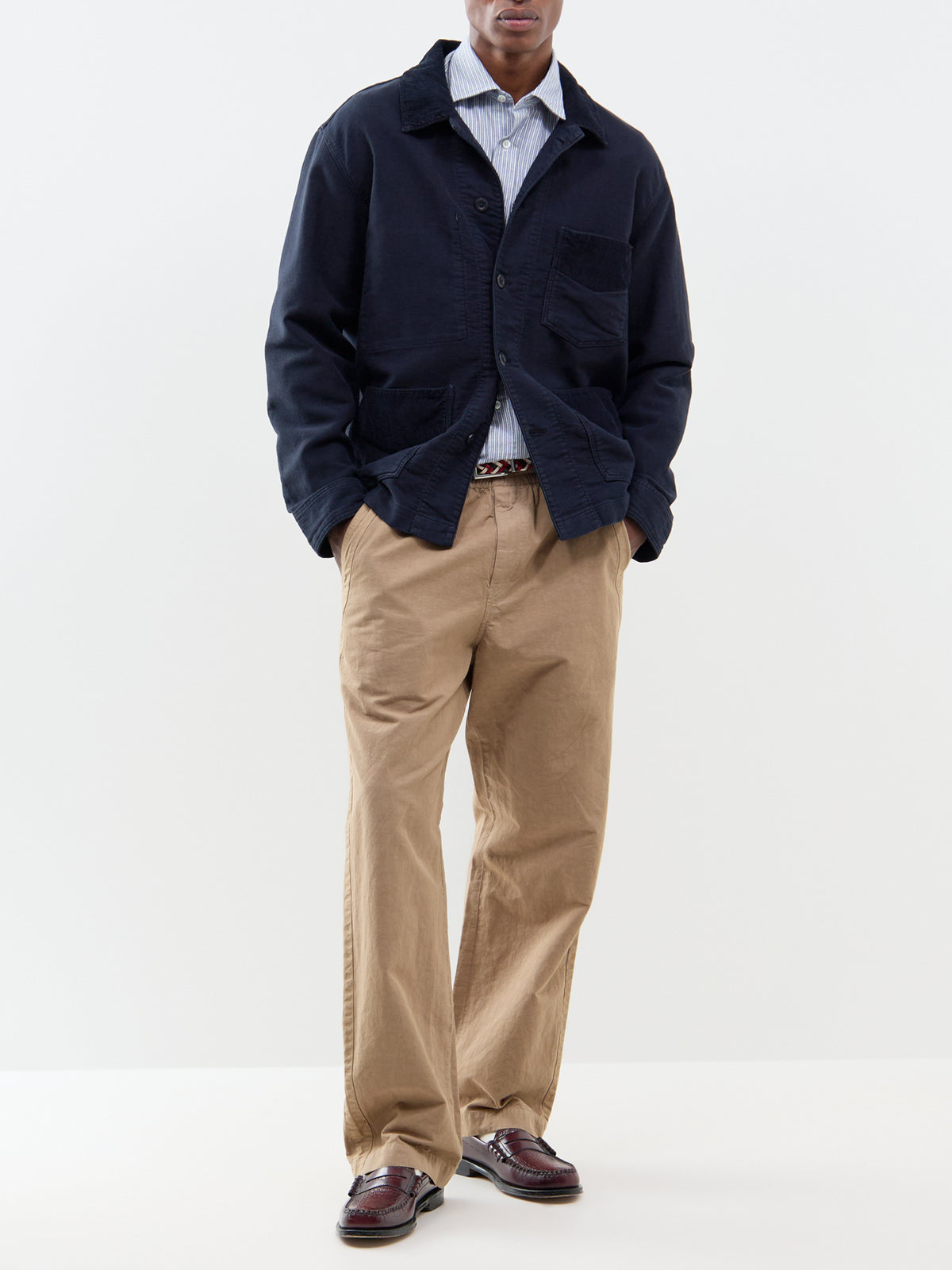 Bush Cotton Moleskin Jacket - Dark Navy