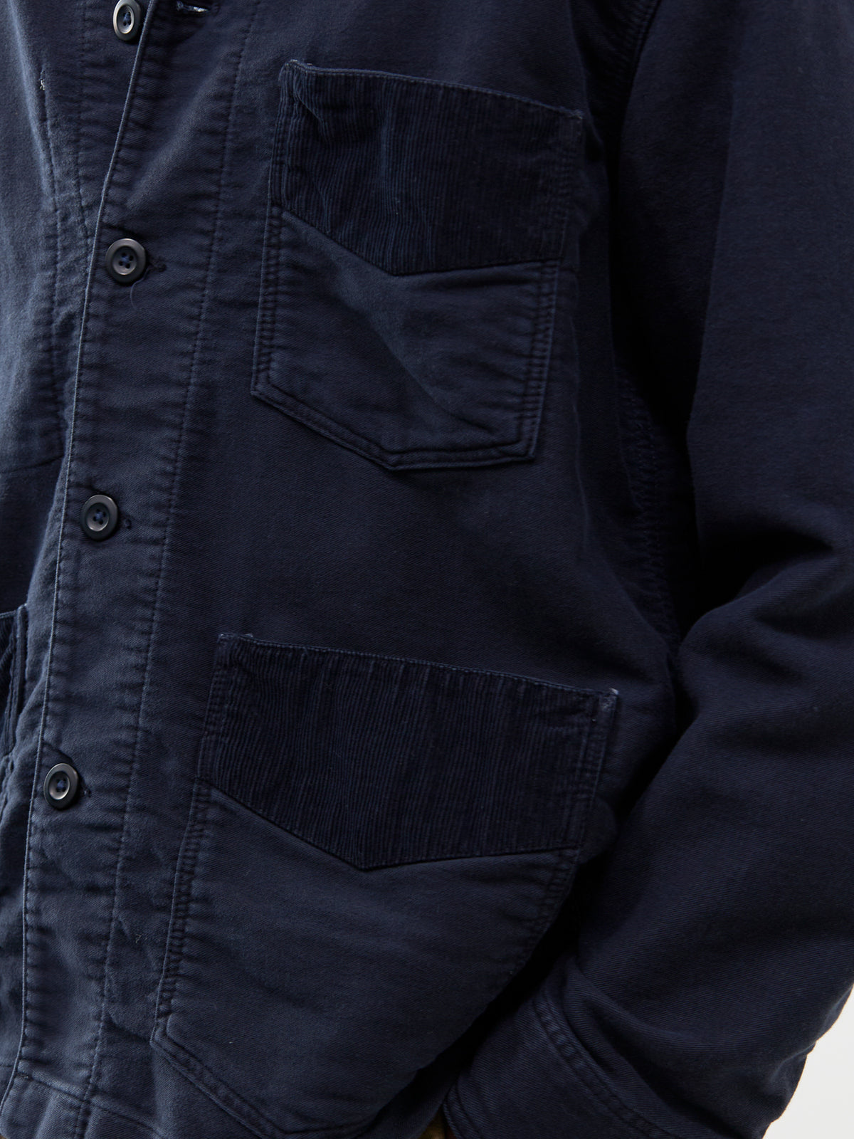 Bush Cotton Moleskin Jacket - Dark Navy
