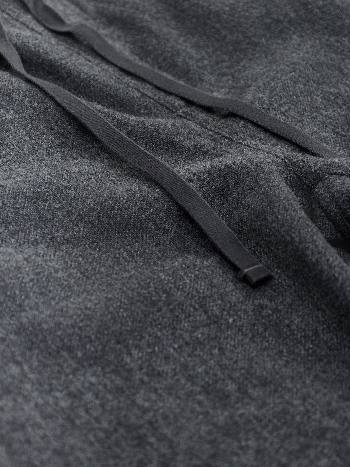 Men's Washable Wool Blend Joggy Drawstring Trousers