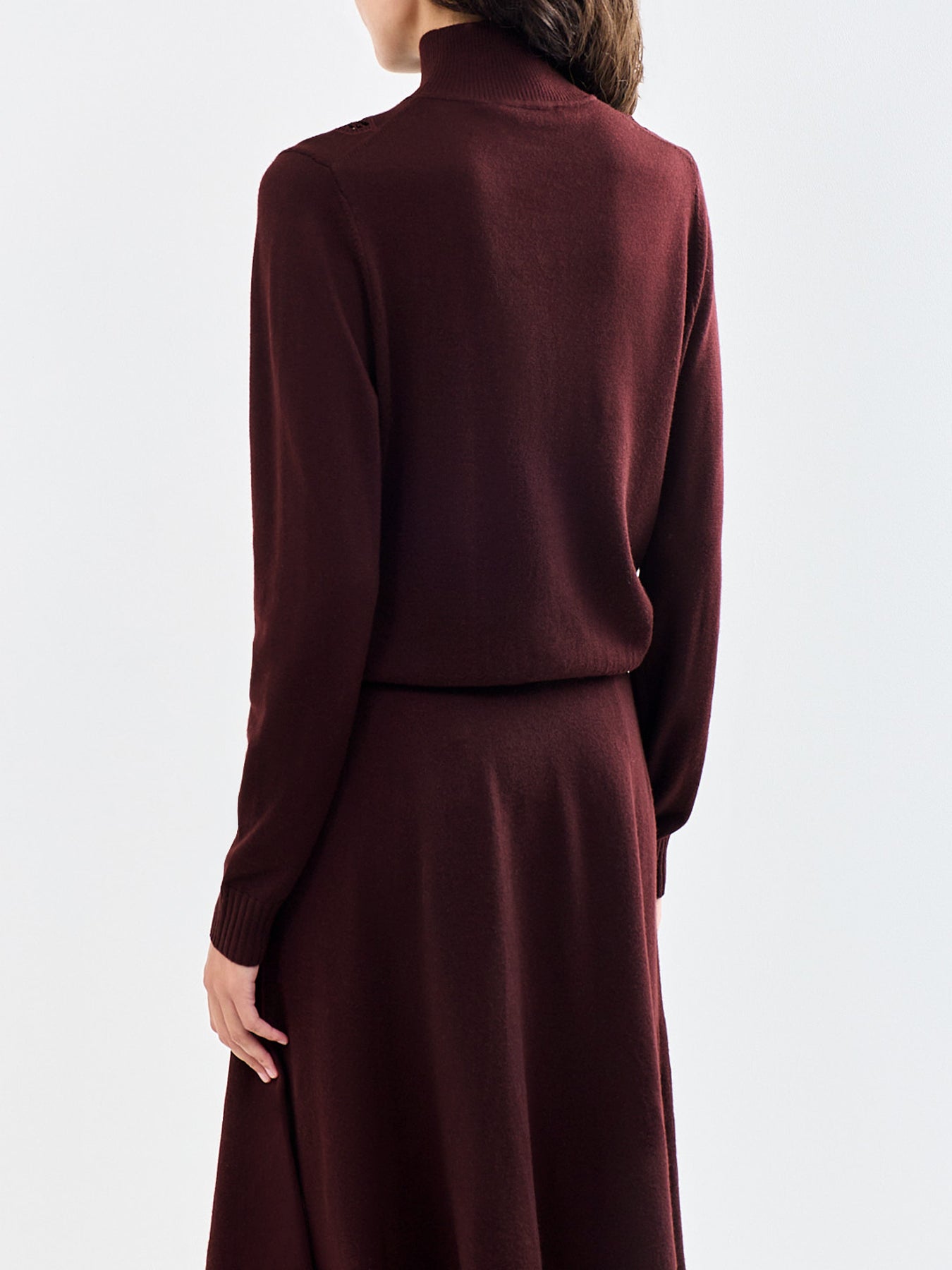 Wool Valiant Merino Lace Turtleneck