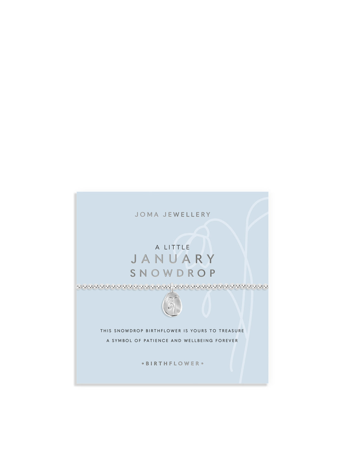 January Snowdrop Bracelet