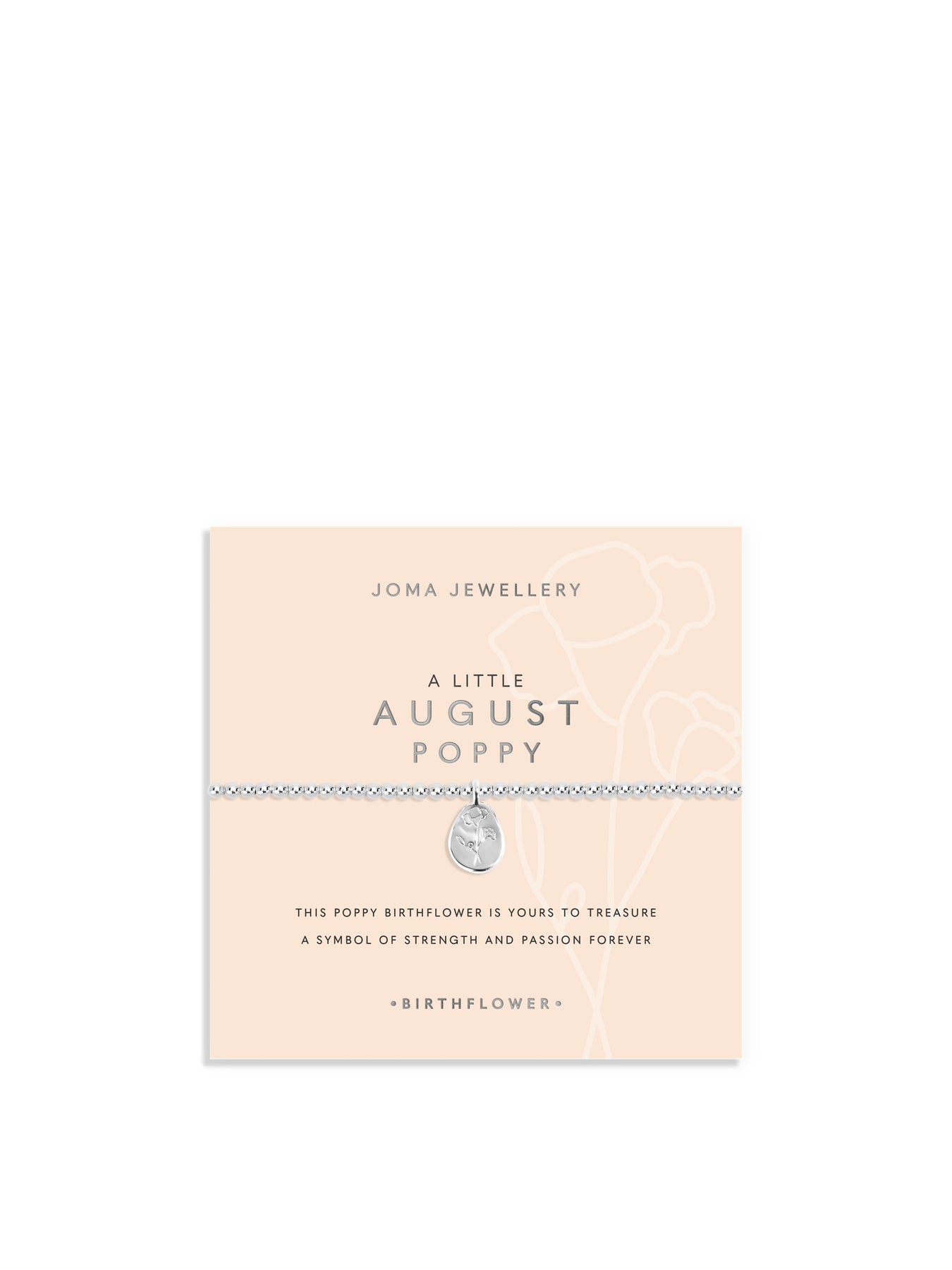 August Poppy Bracelet
