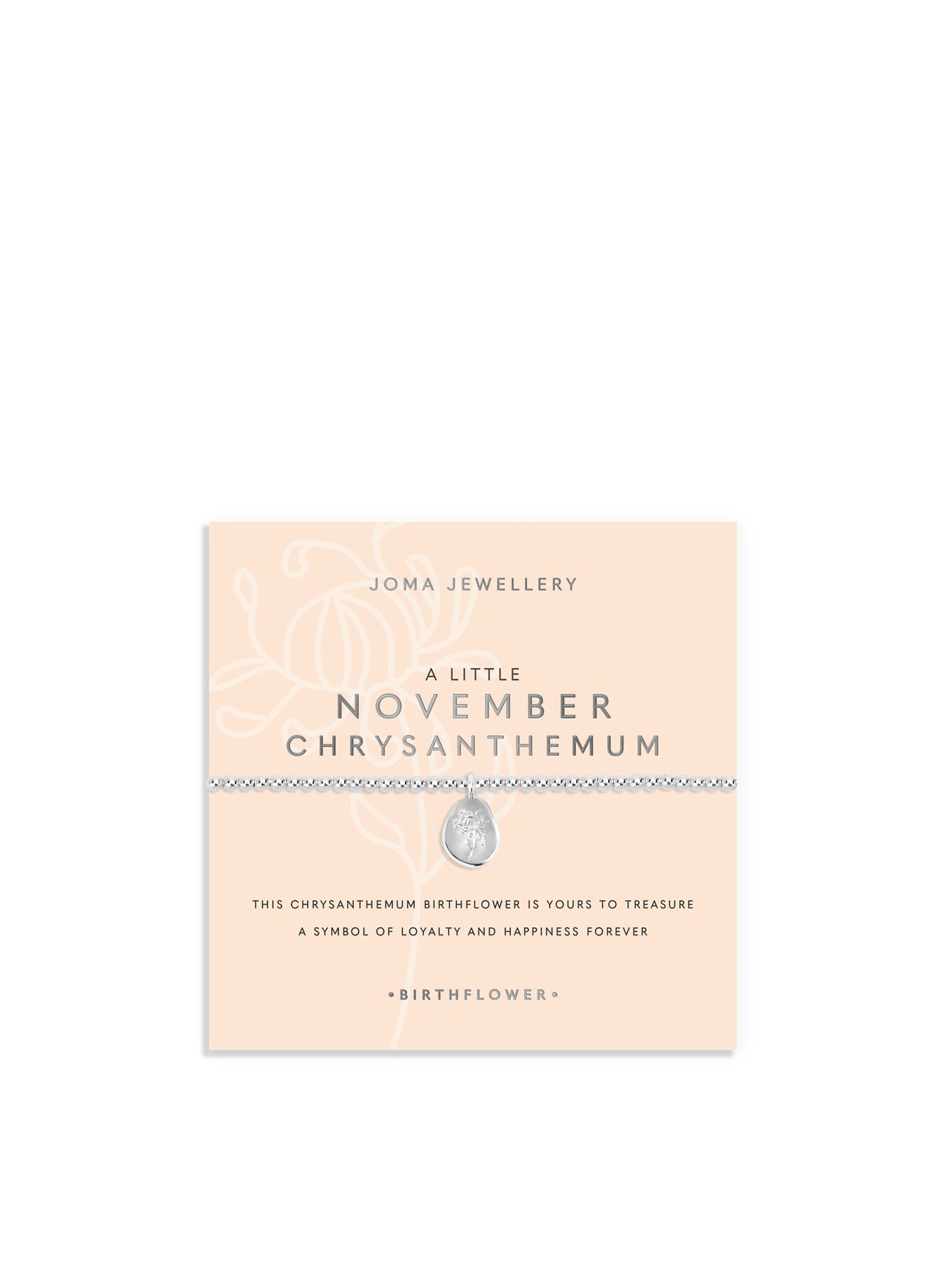 November Chrysanthemum Bracelet