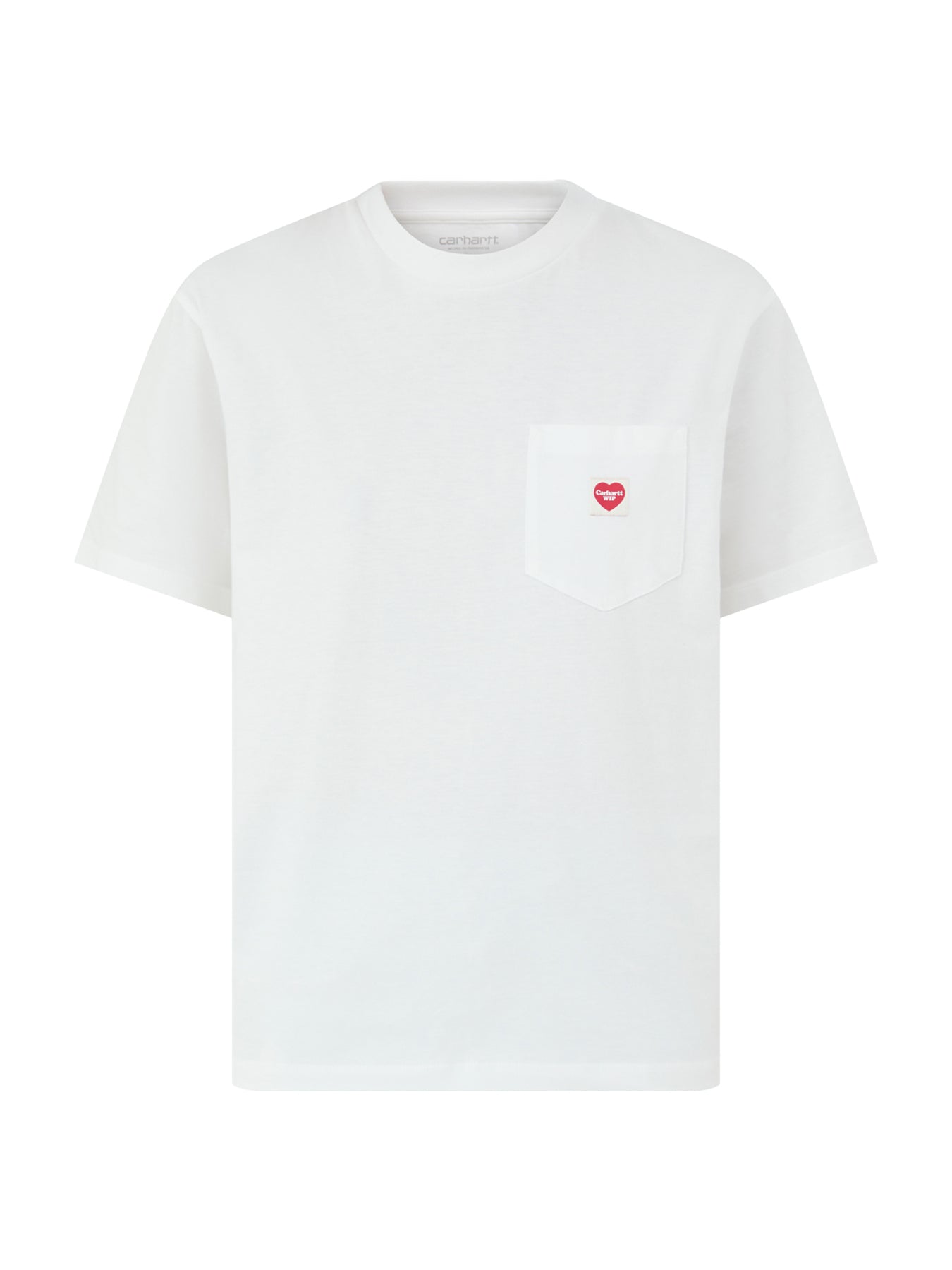 Short Sleeve Pocket Small Heart T-Shirt
