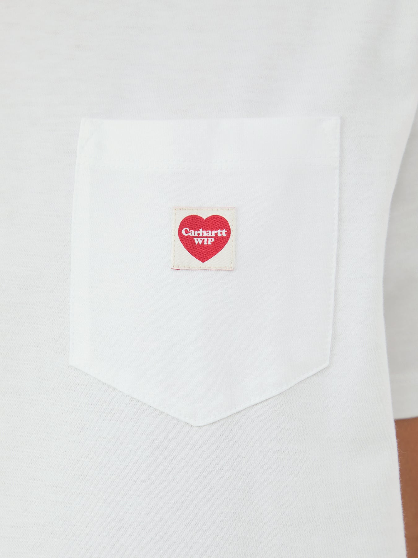 Short Sleeve Pocket Small Heart T-Shirt