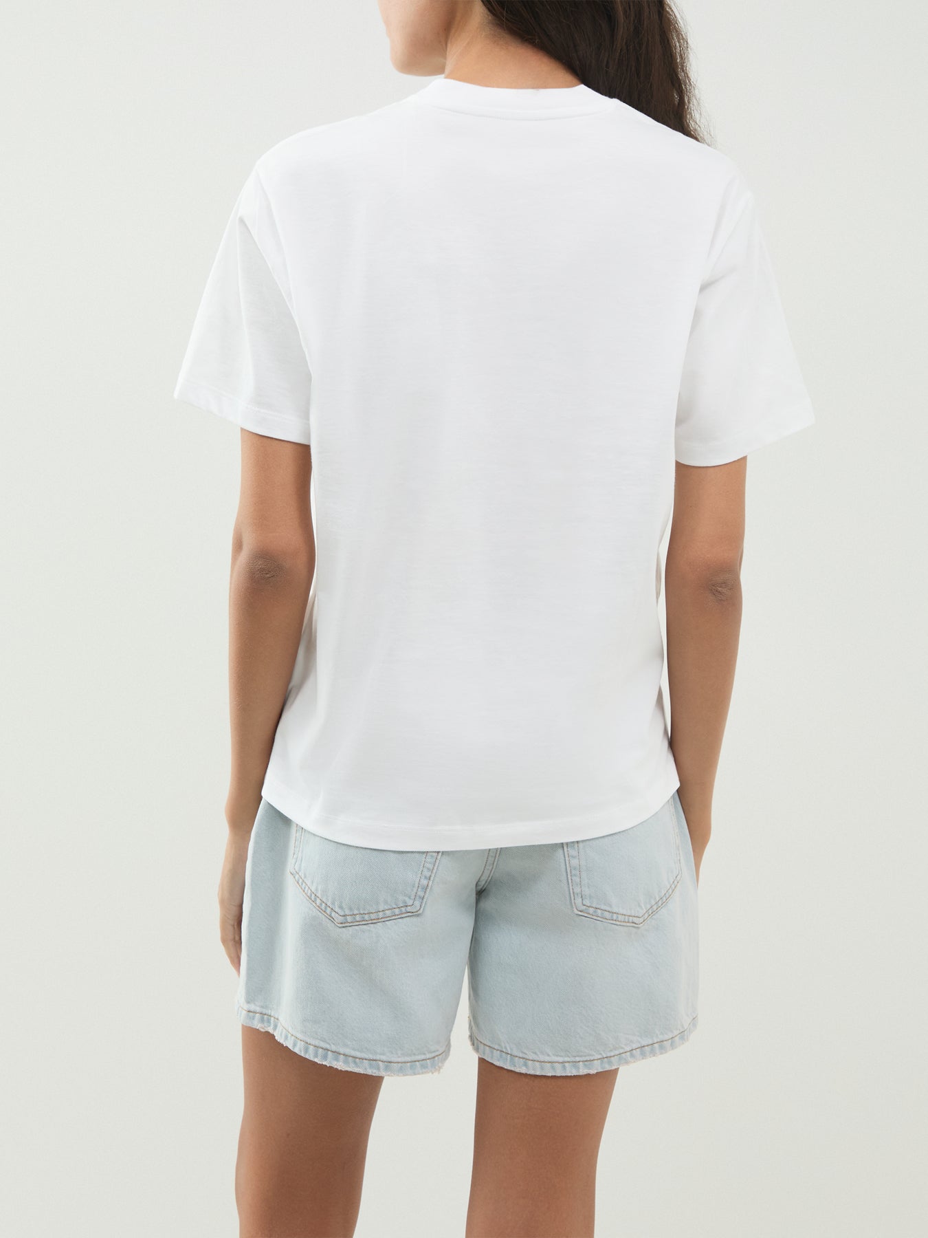 Short Sleeve Pocket Small Heart T-Shirt