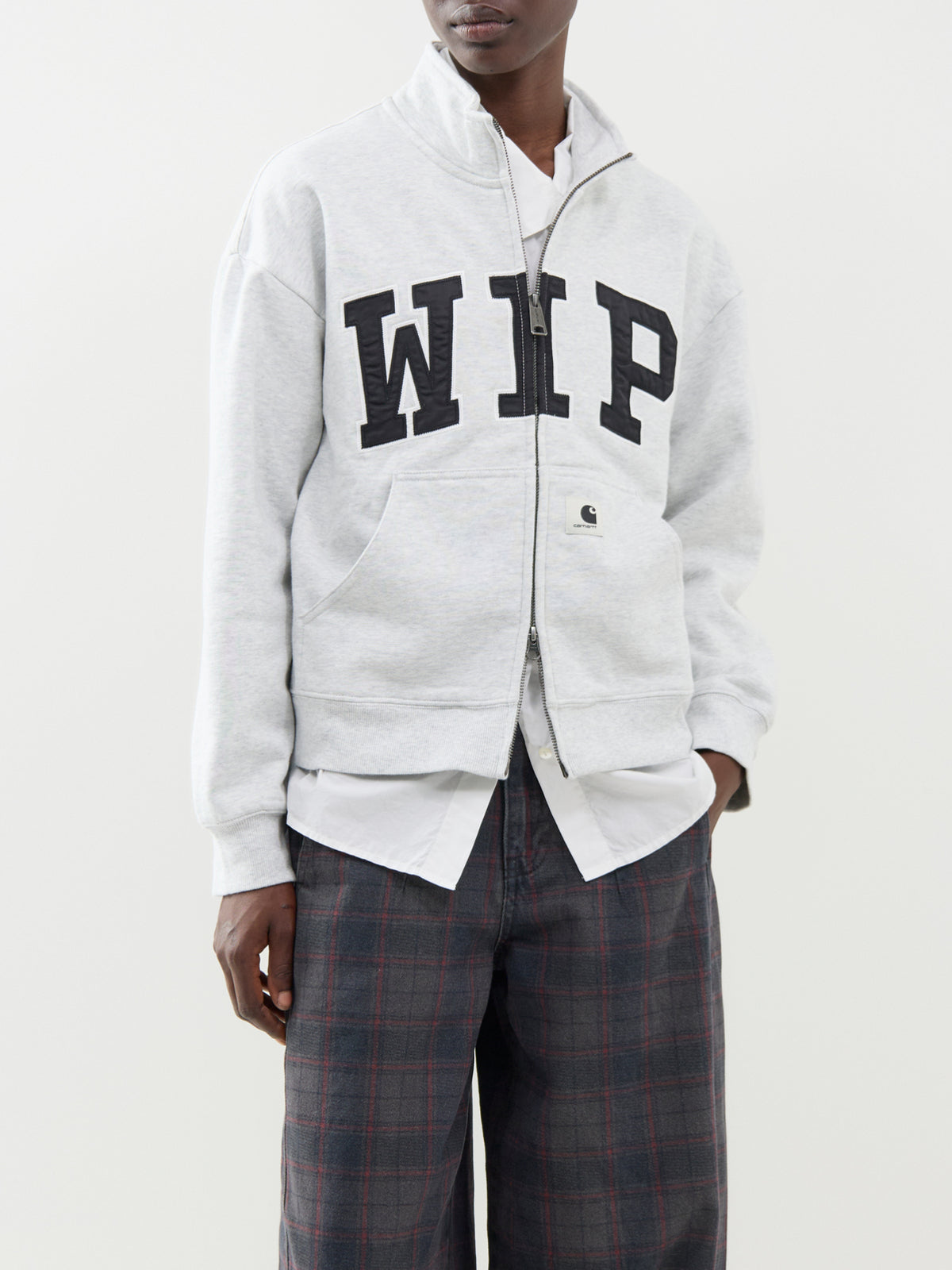 WIP Cotton Blend Jacket – Ash Heather