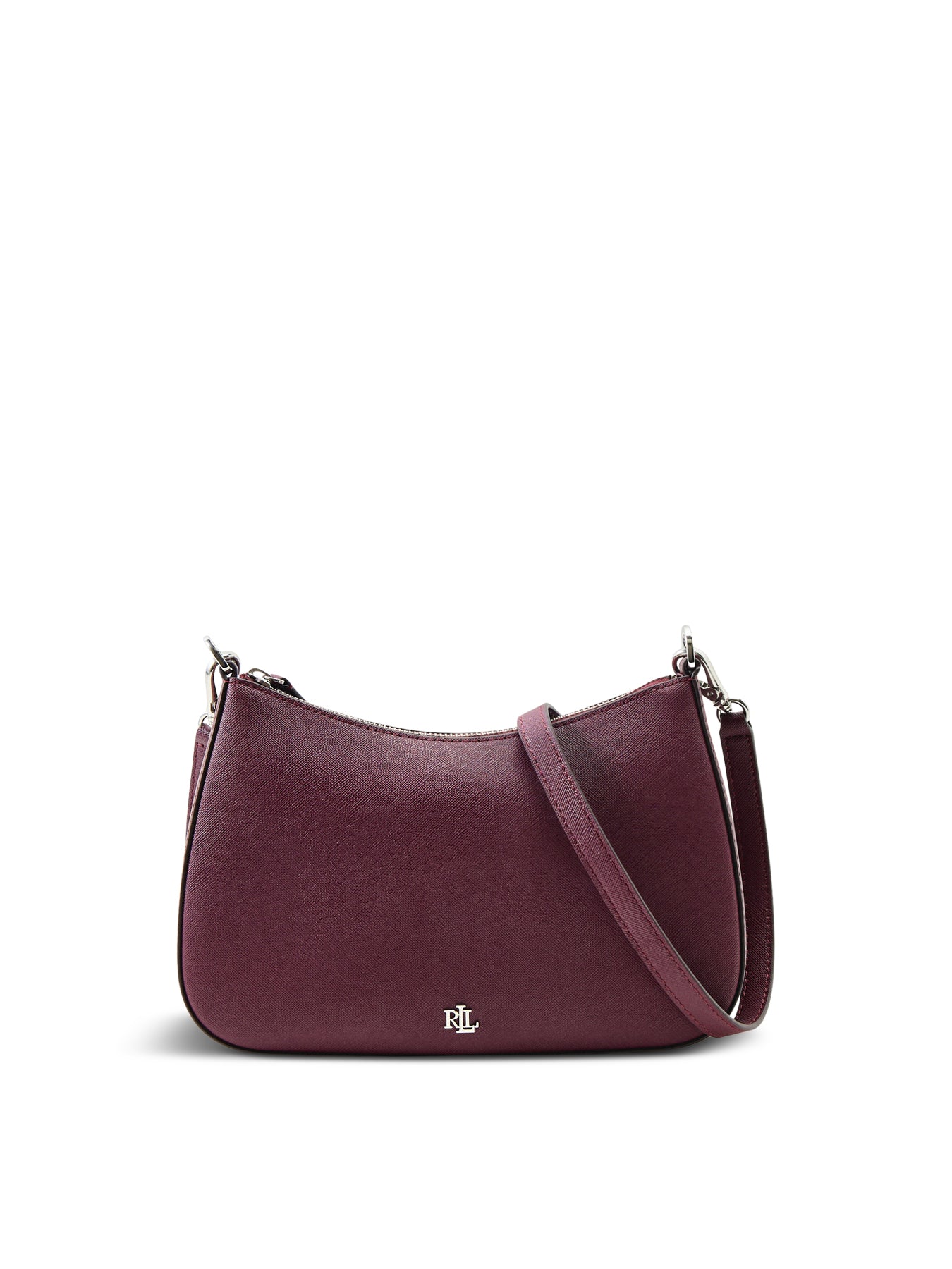 Leather Danni 26 Medium Shoulder Bag - Dark Garnet
