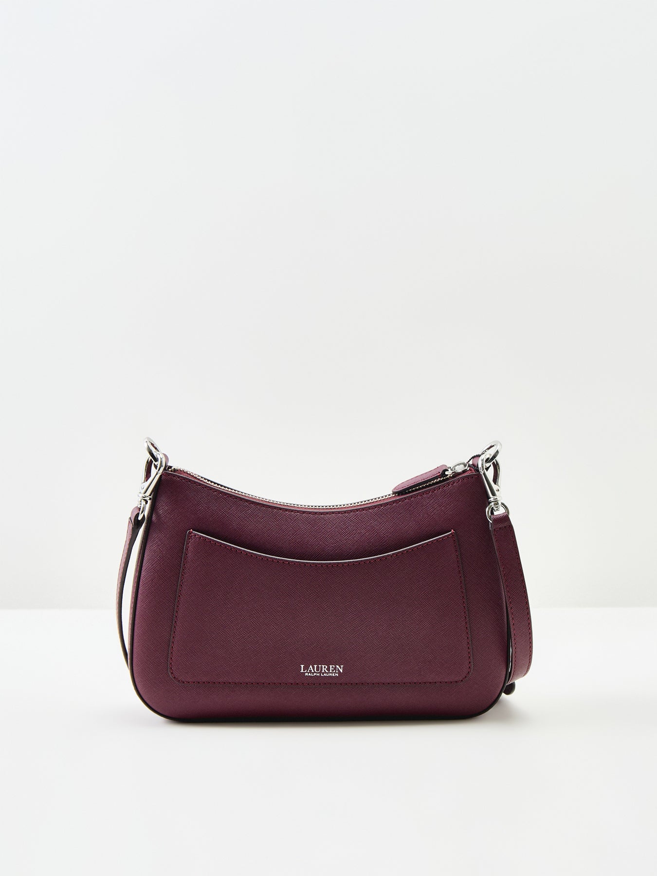 Leather Danni 26 Medium Shoulder Bag - Dark Garnet