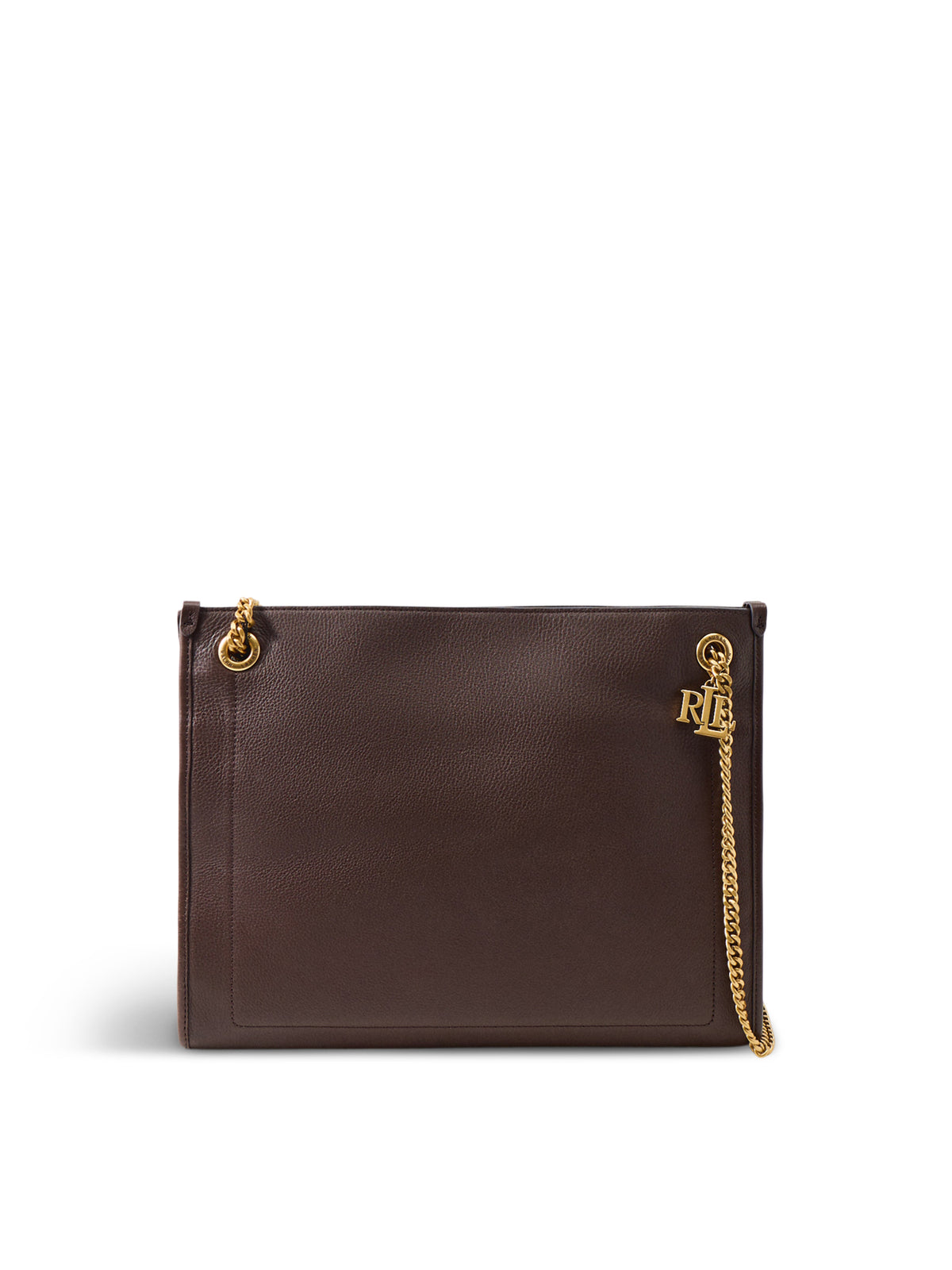 Large Bradley Leather Shopper Tote Bag - Chestnut Brown