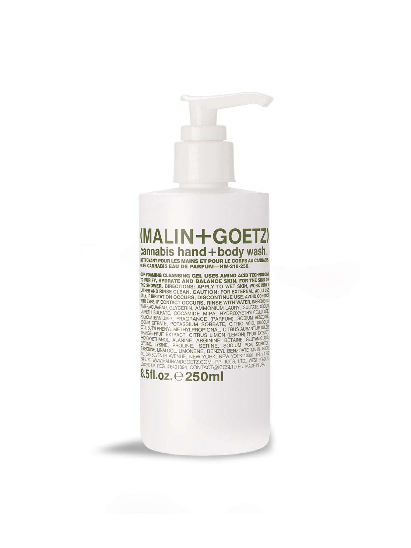 Cannabis Hand + Body Wash 250ml