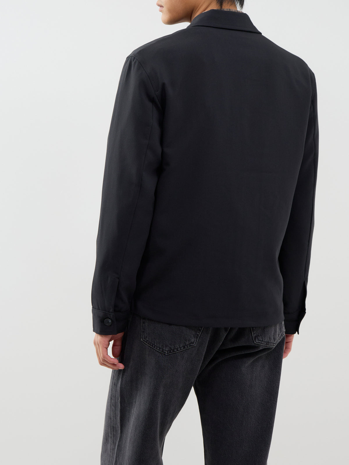 Will Regular-Fit Zip Overshirt - Jet Black
