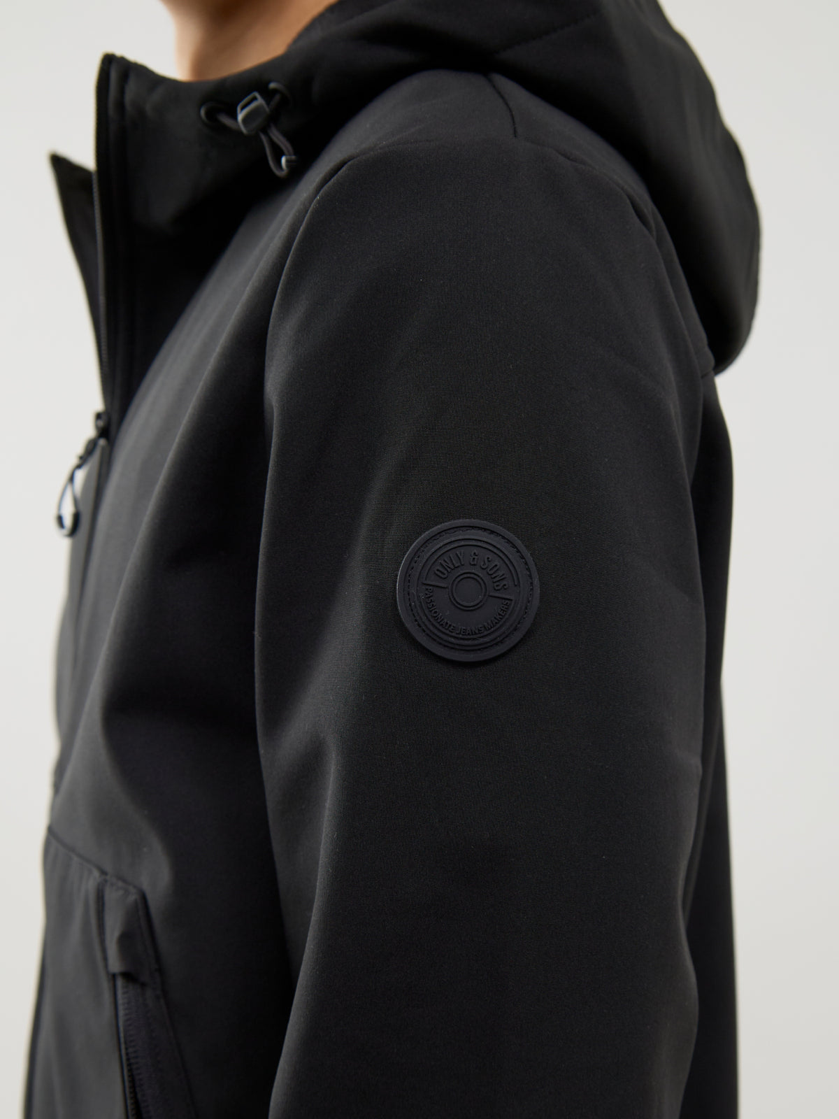 Softshell Bomber Jacket – Black
