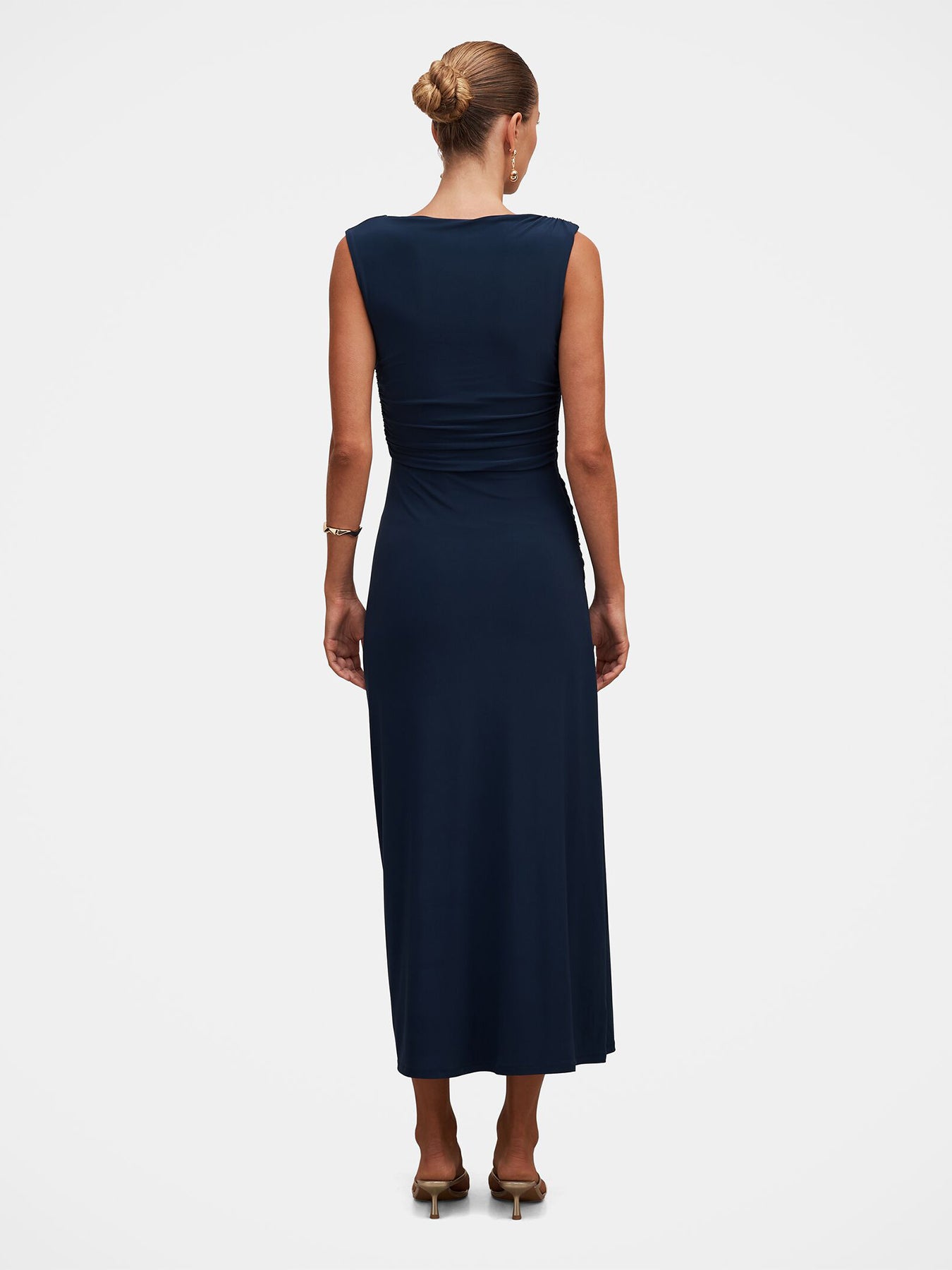 Kinsley Sleeveless Jersey Midi Dress