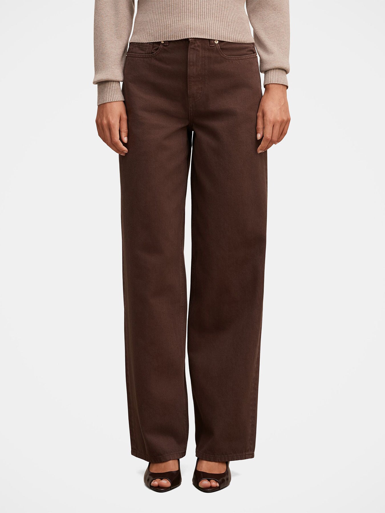 Gia High Rise Wide Leg Jeans