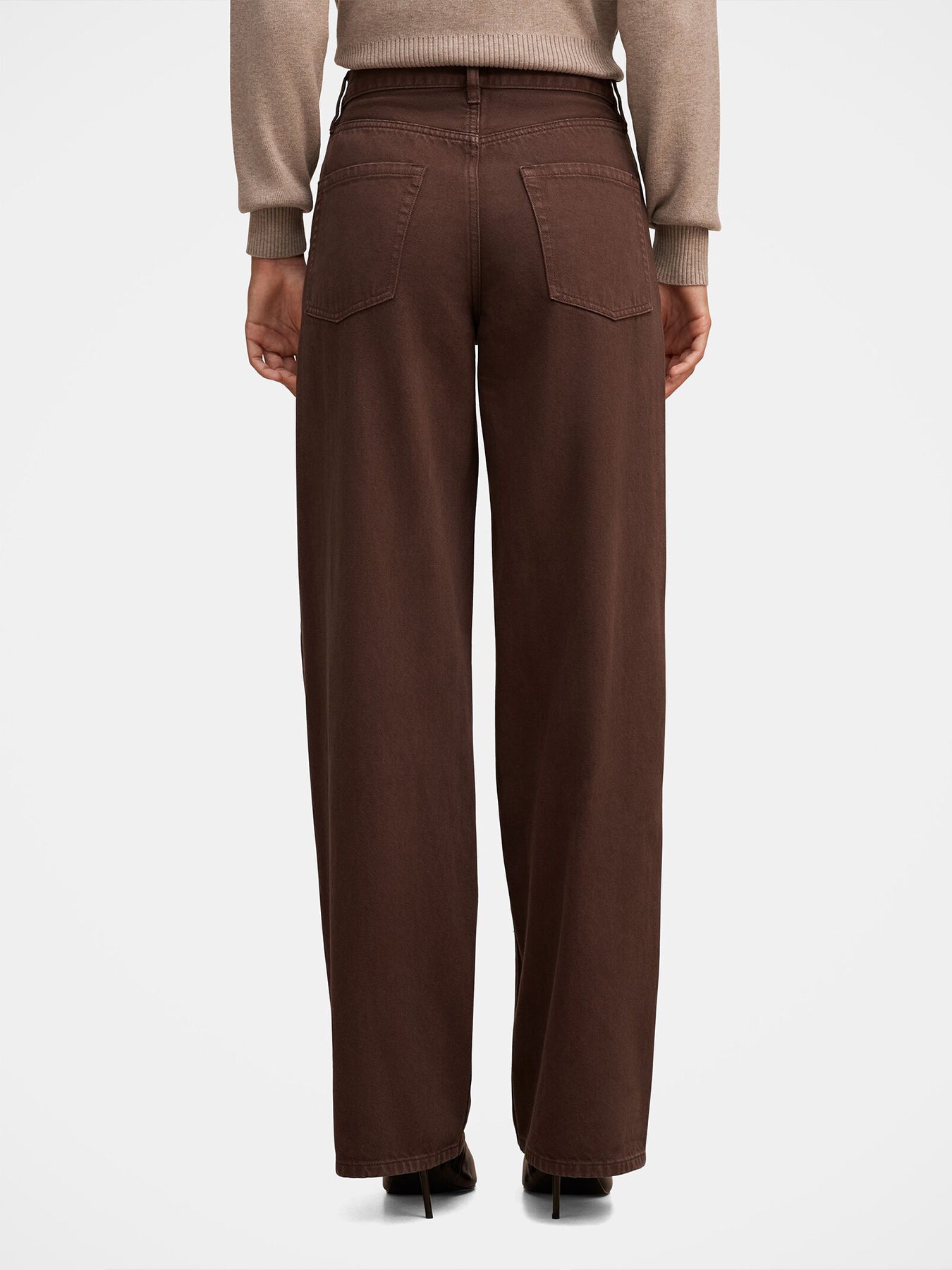 Gia High Rise Wide Leg Jeans