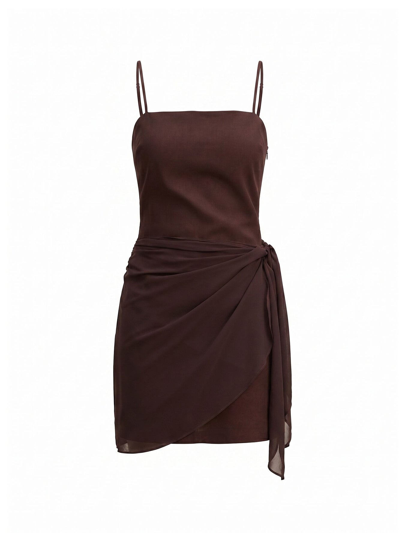 Sienna Petite Linen Sarong Mini Dress